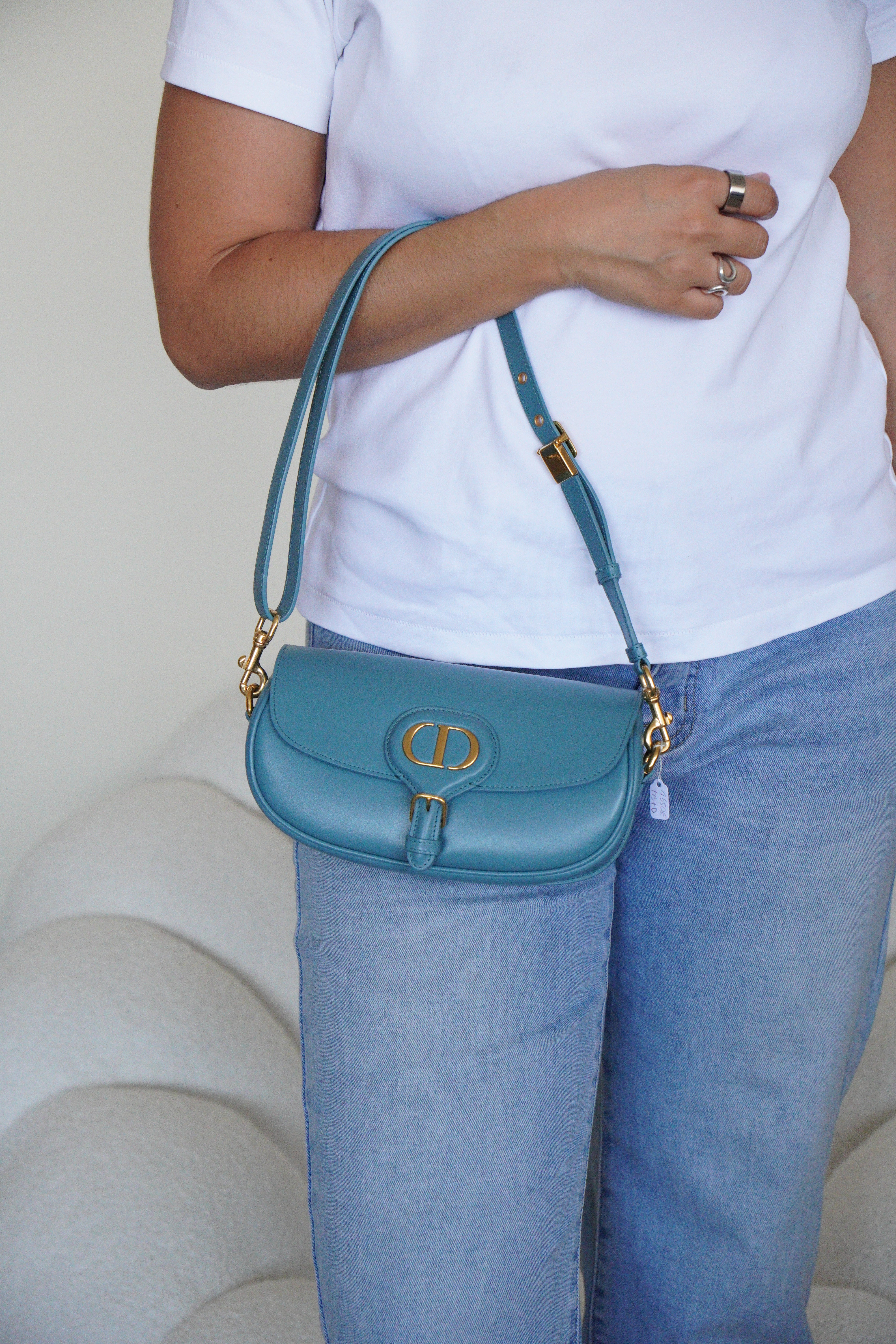 Dior bobby blue leather bag - Main Image