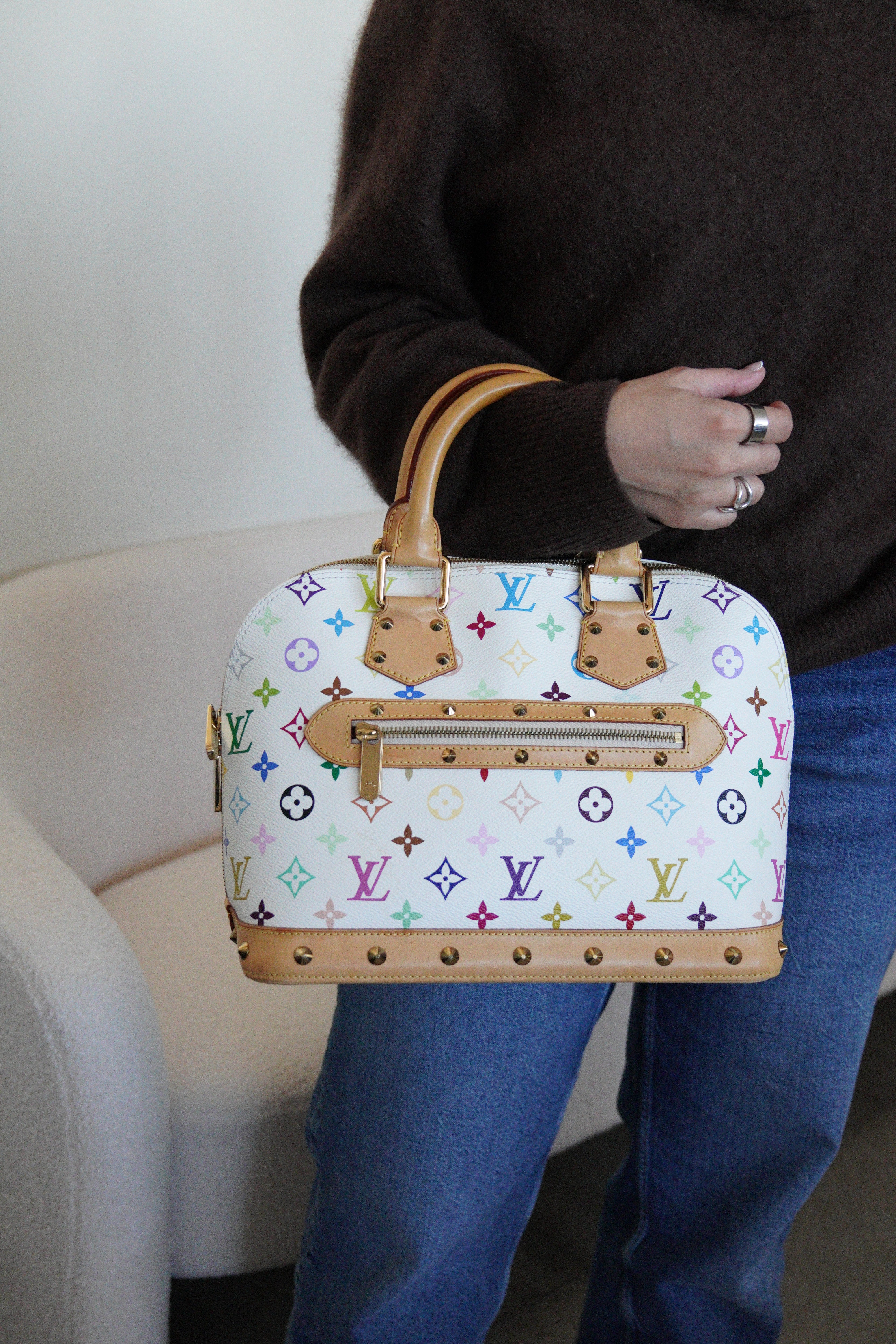 Louis Vuitton Alma PM monogram canvas Murakami edition 2003