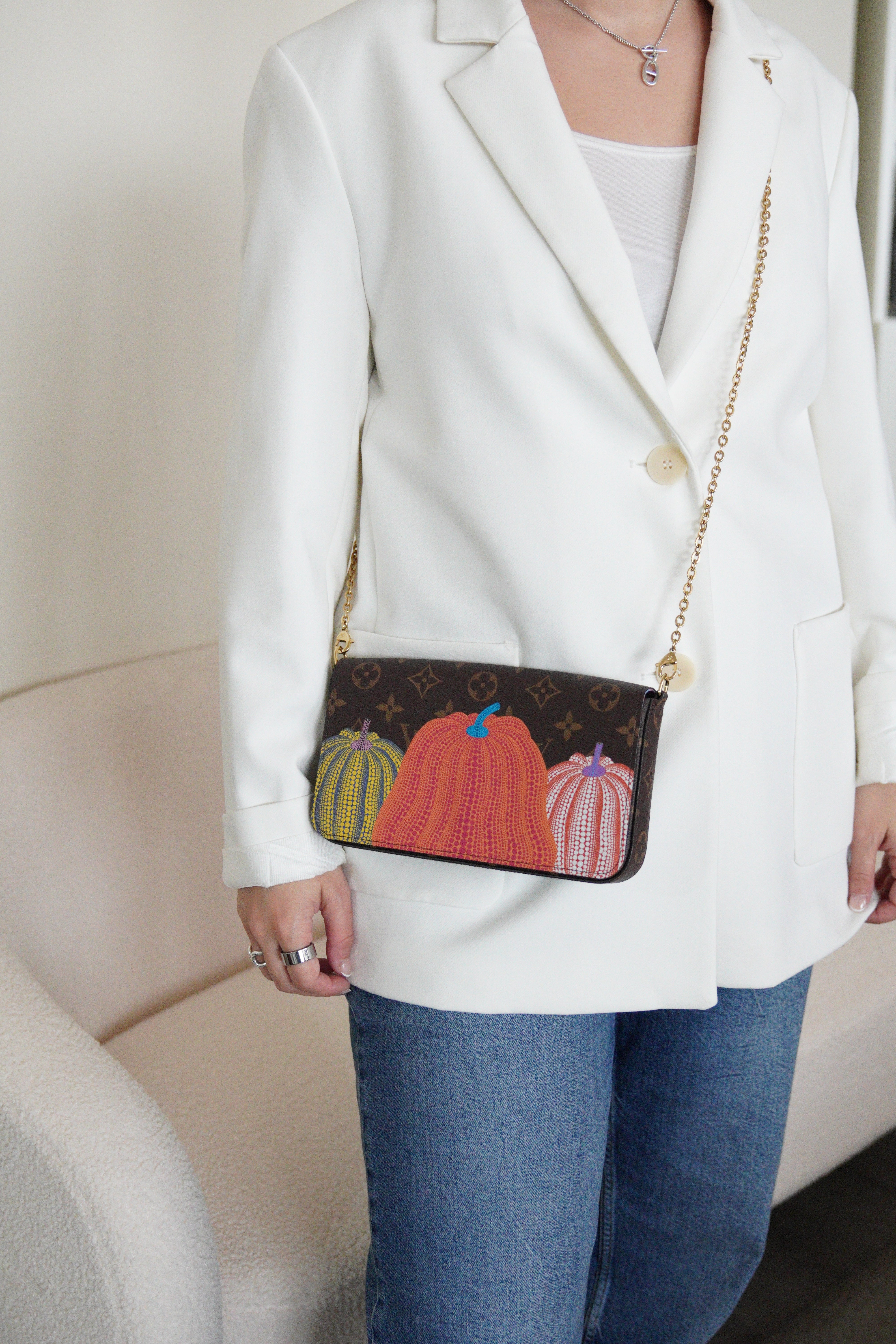 Louis Vuitton Felicie Monogram x Yayoi Kusama – bamluxurystore