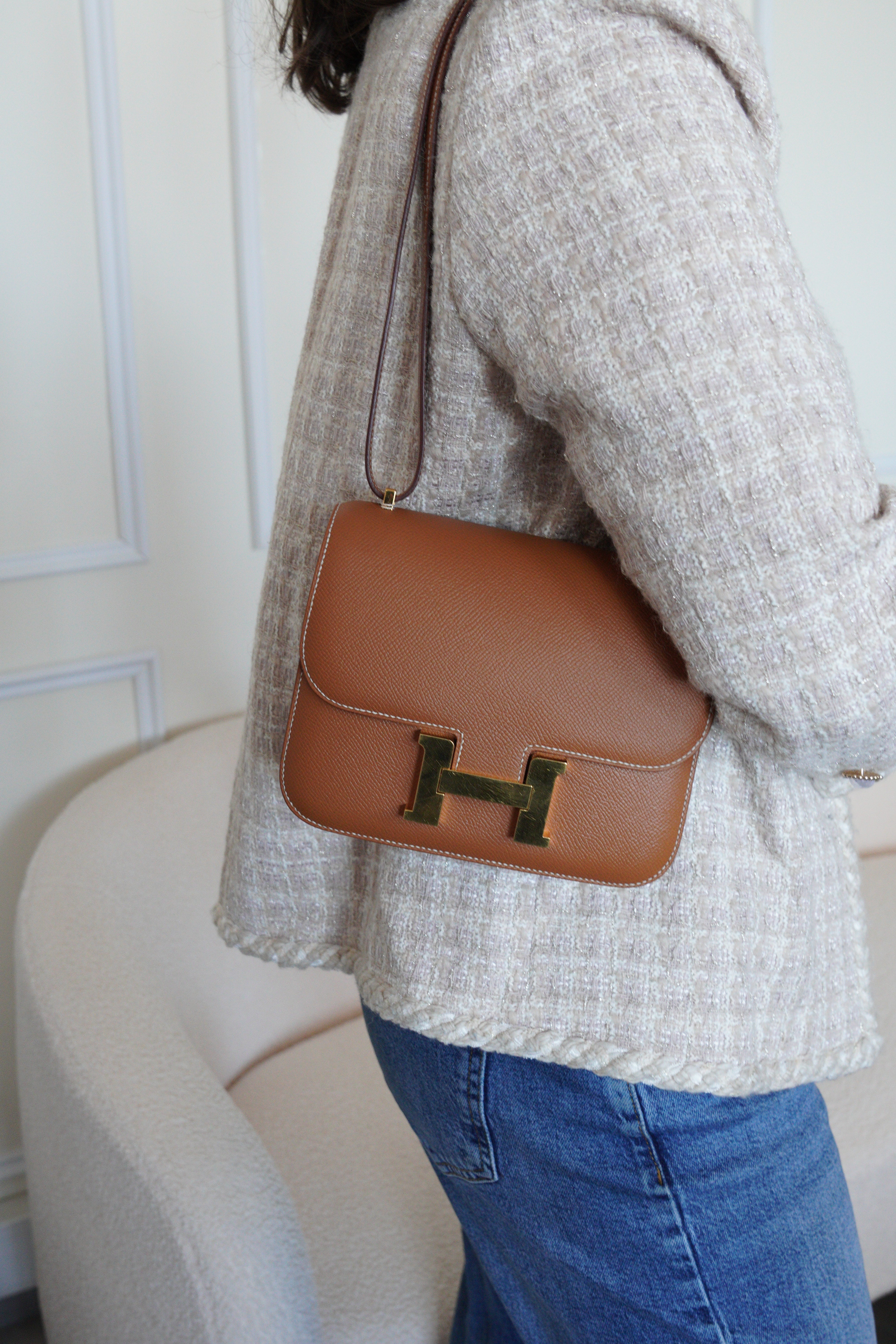 Hermès Constance 18 epsom leather gold – bamluxurystore