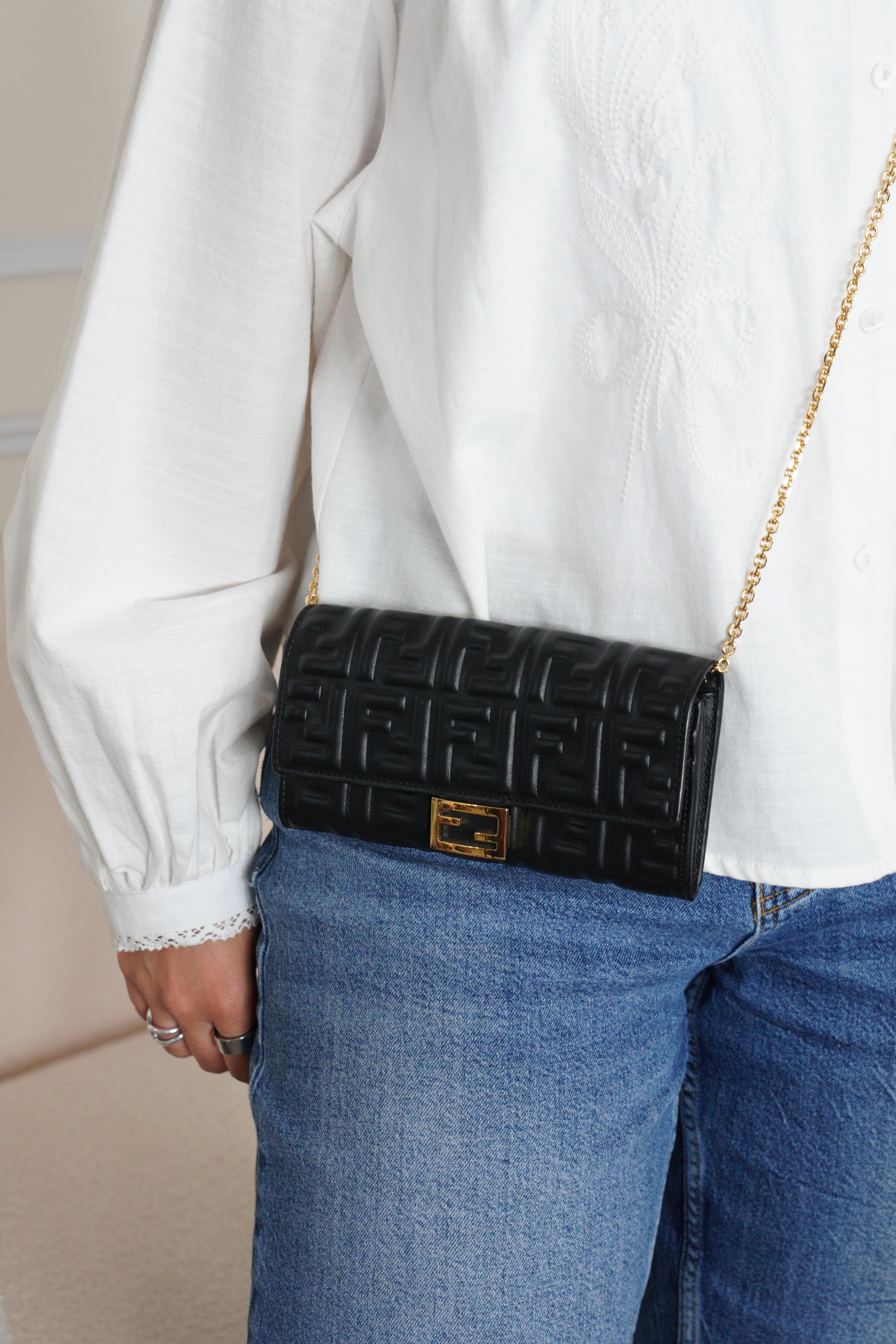 Fendi woc continental FF black – bamluxurystore