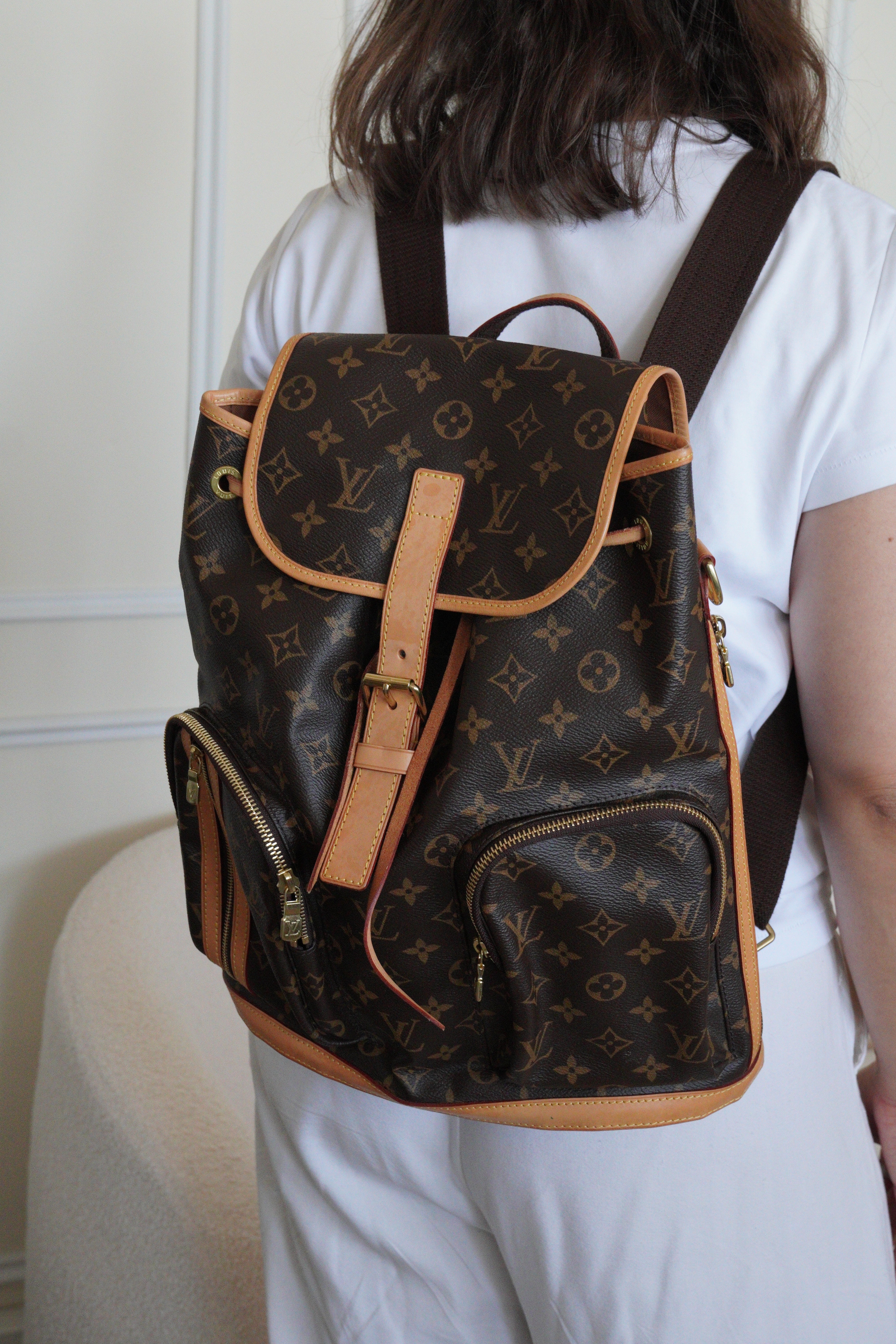 louis vuitton bosphore backpack monogram canvas Pre Loved Sac A Dos Louis Vuitton Louis Vuitton Backpack monogram