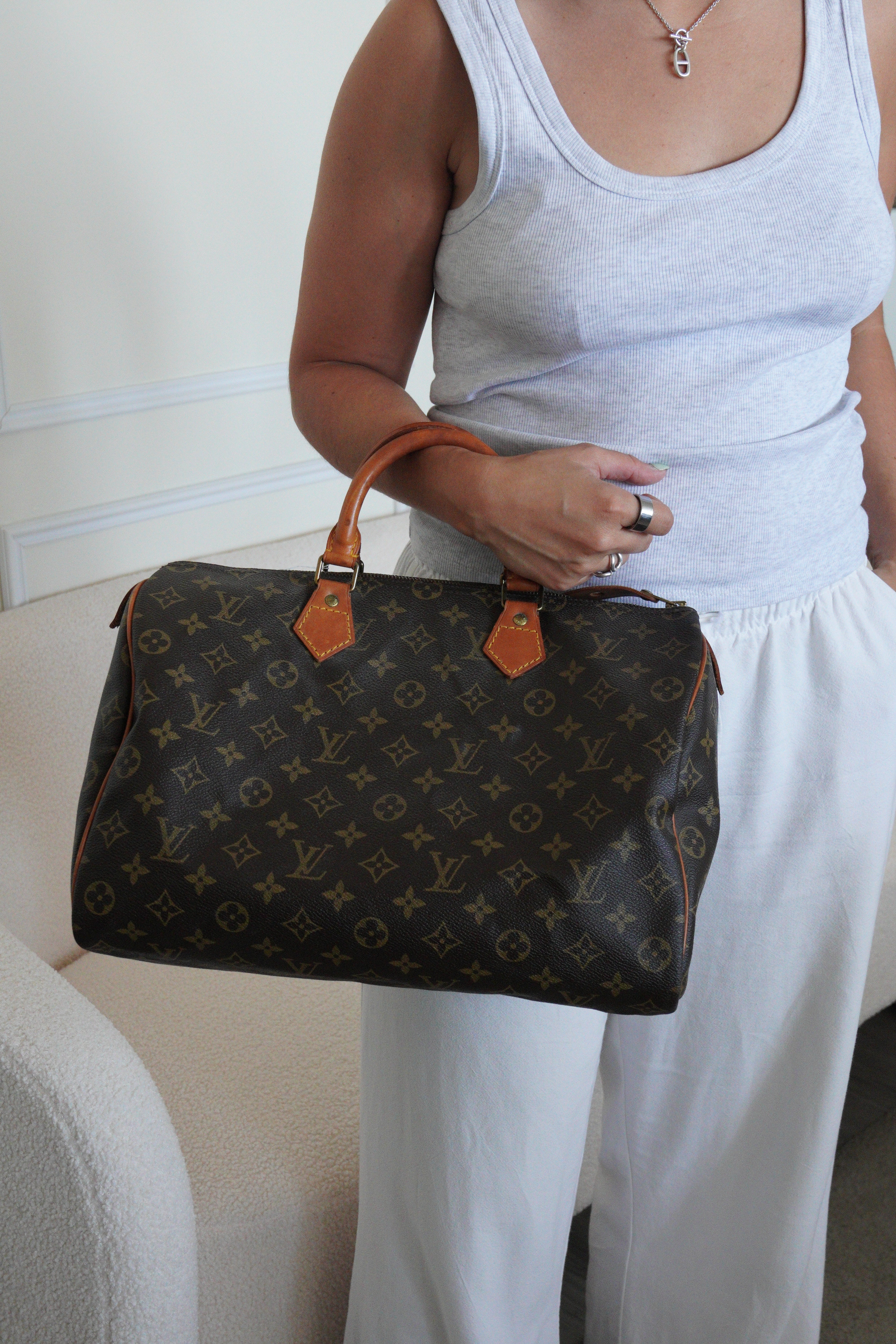 Louis Vuitton Speedy 35 Monogram Canvas – bamluxurystore