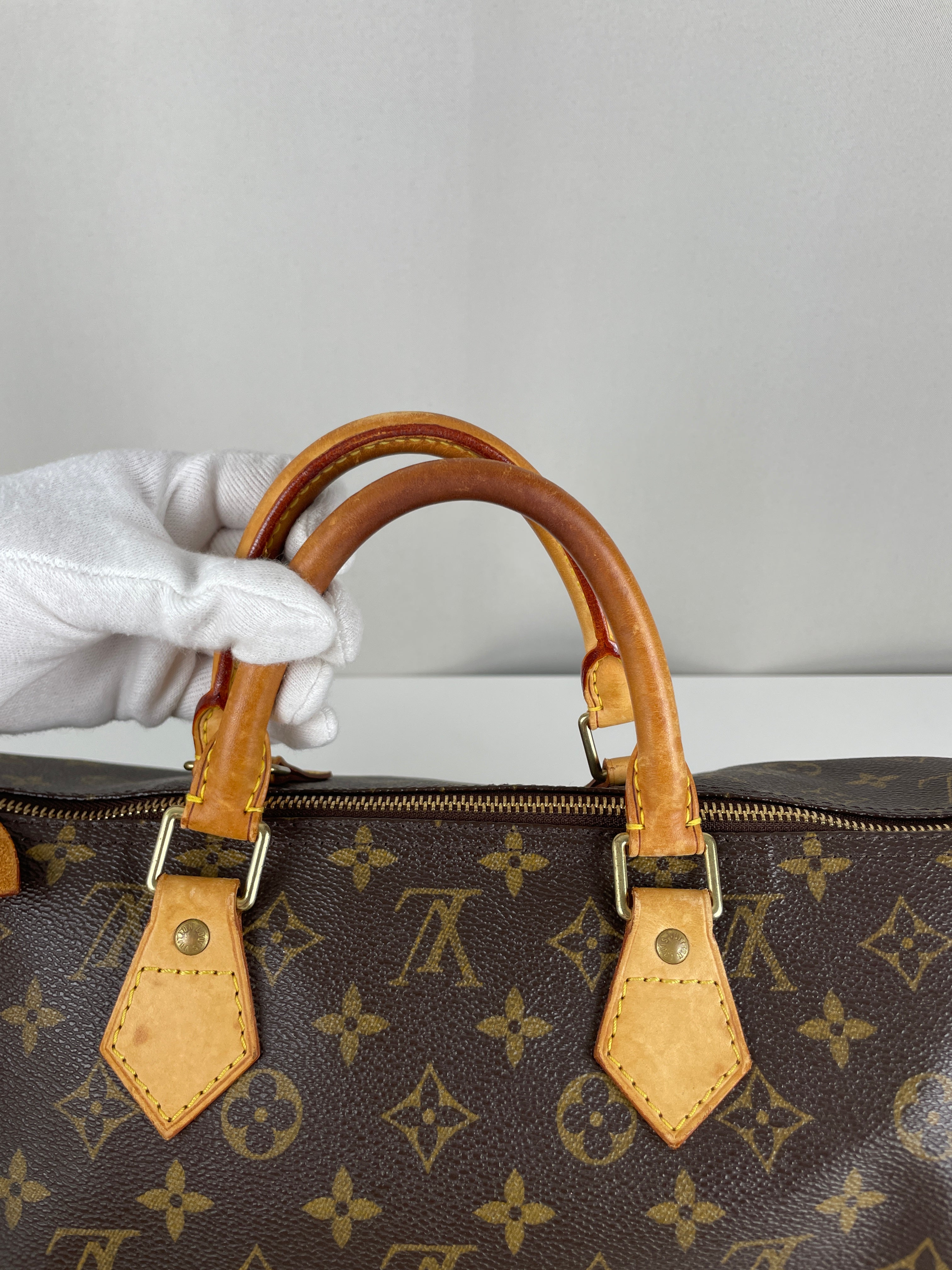 Louis Vuitton スピーディ40 ヴィンテージ　80s Louis Vuitton speedy 40 monogram – bamluxurystore