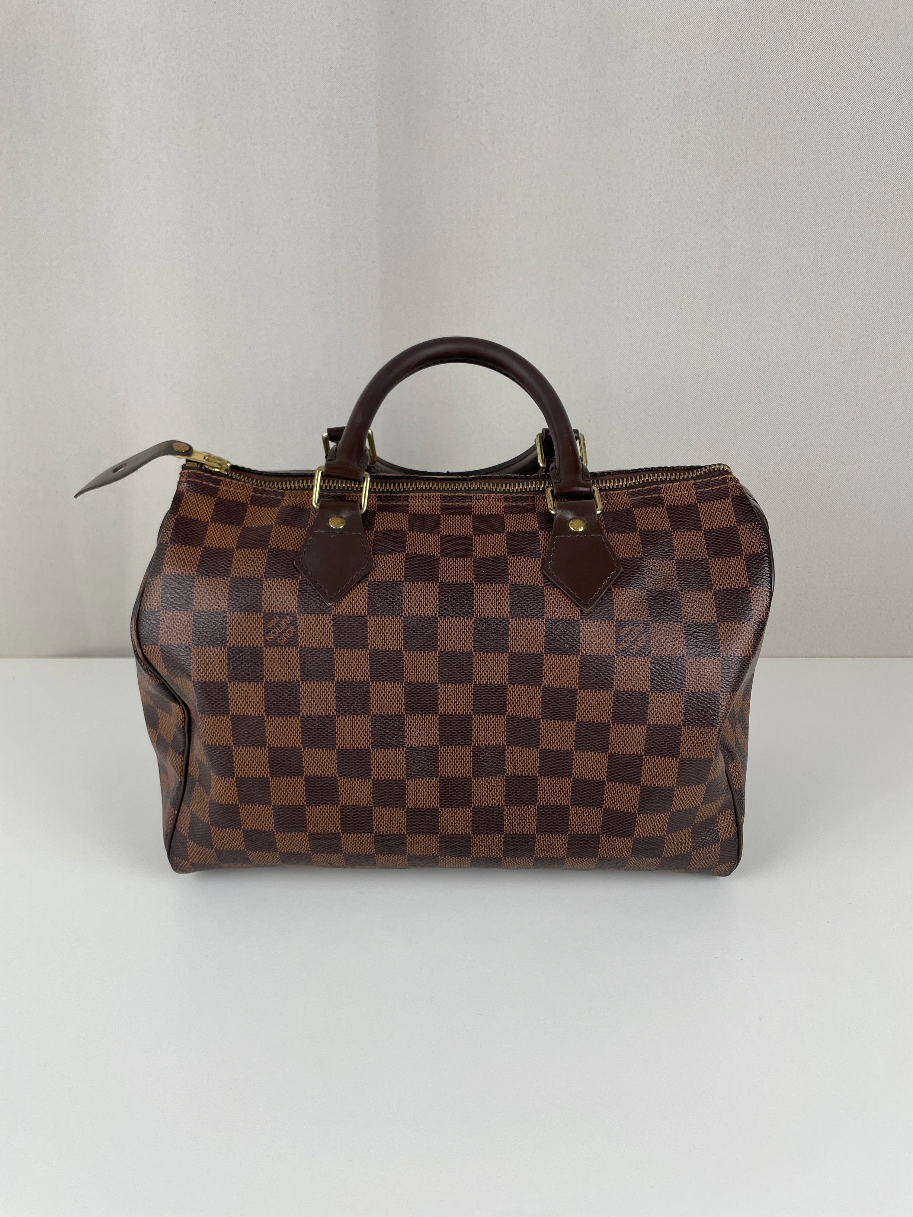Louis Vuitton Damier ébène speedy 30 – bamluxurystore