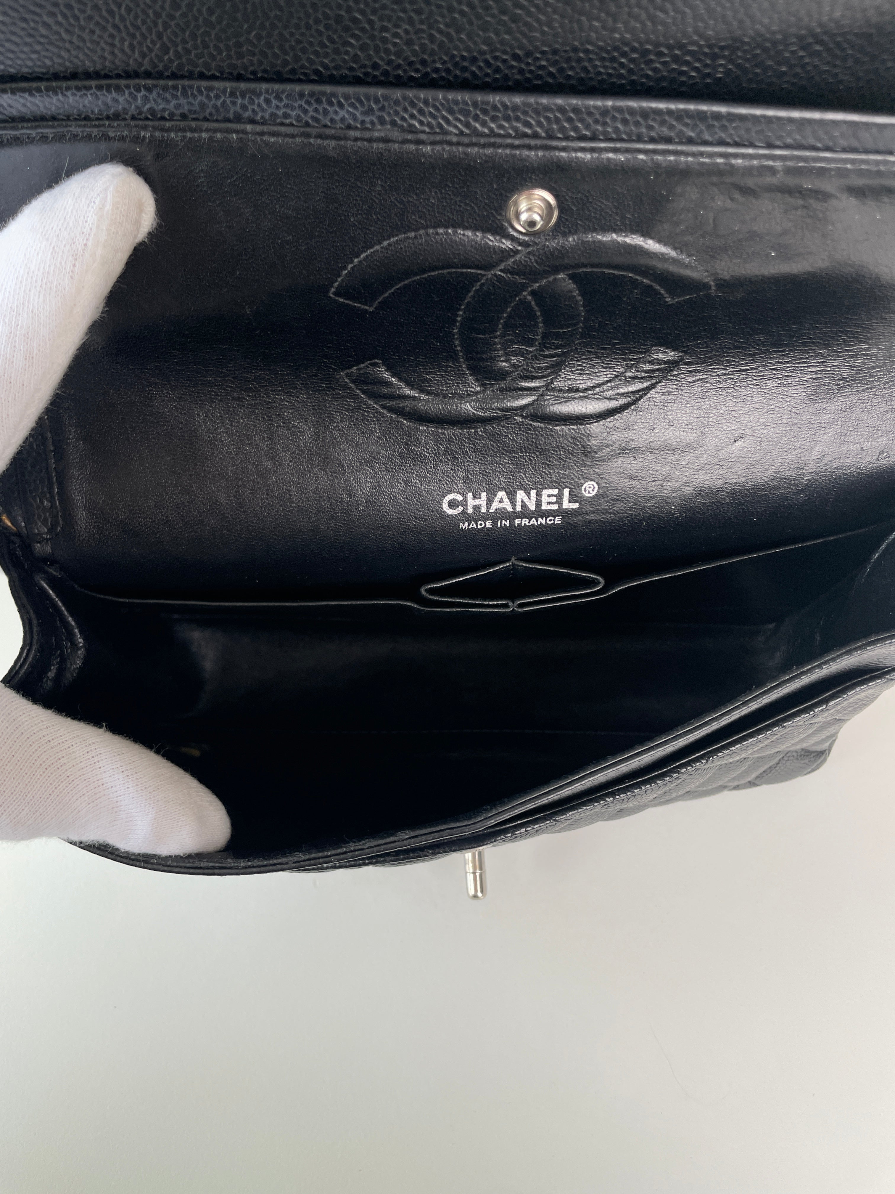 Chanel Timeless 11 12 Medium Caviar grained leather – bamluxurystore