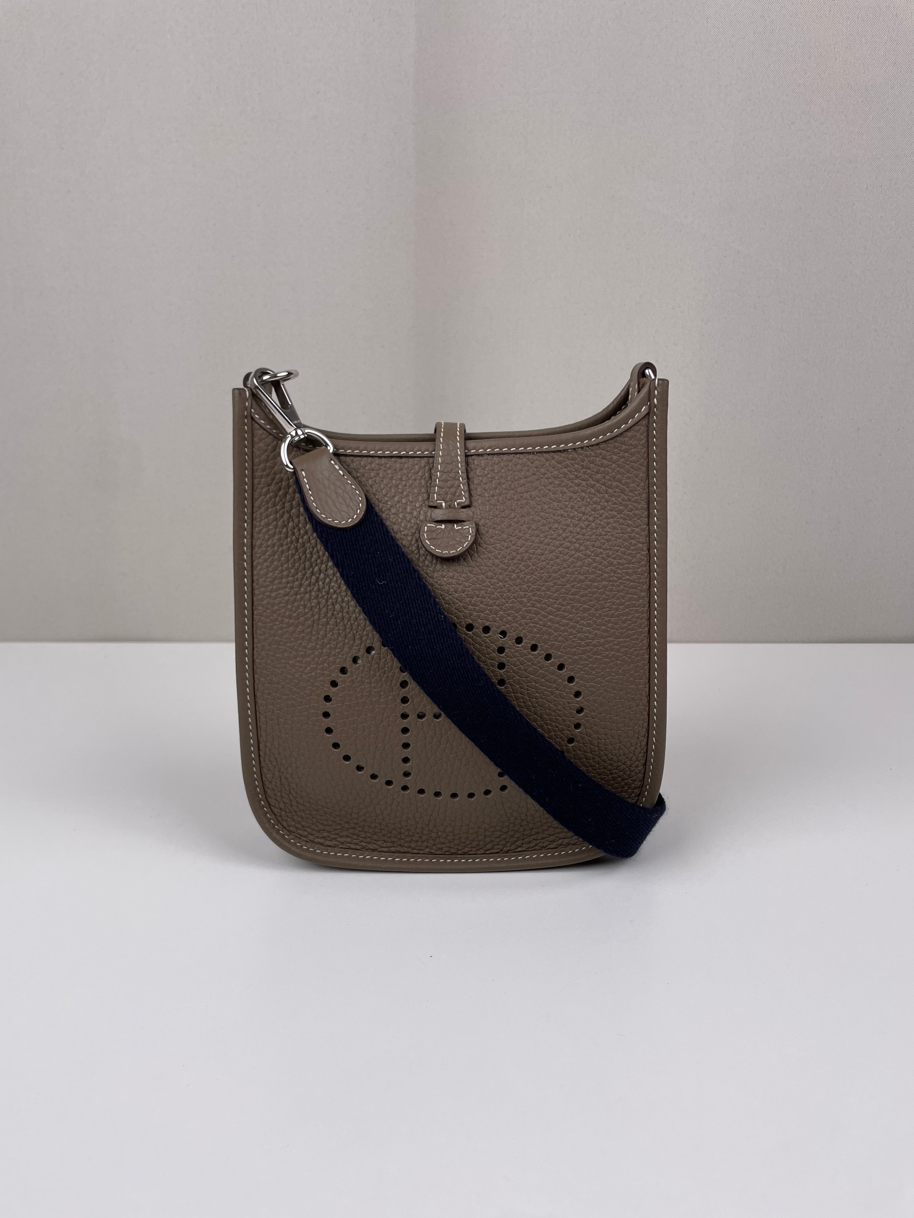 Hermès Mini Evelyne 16 Etoupe – bamluxurystore