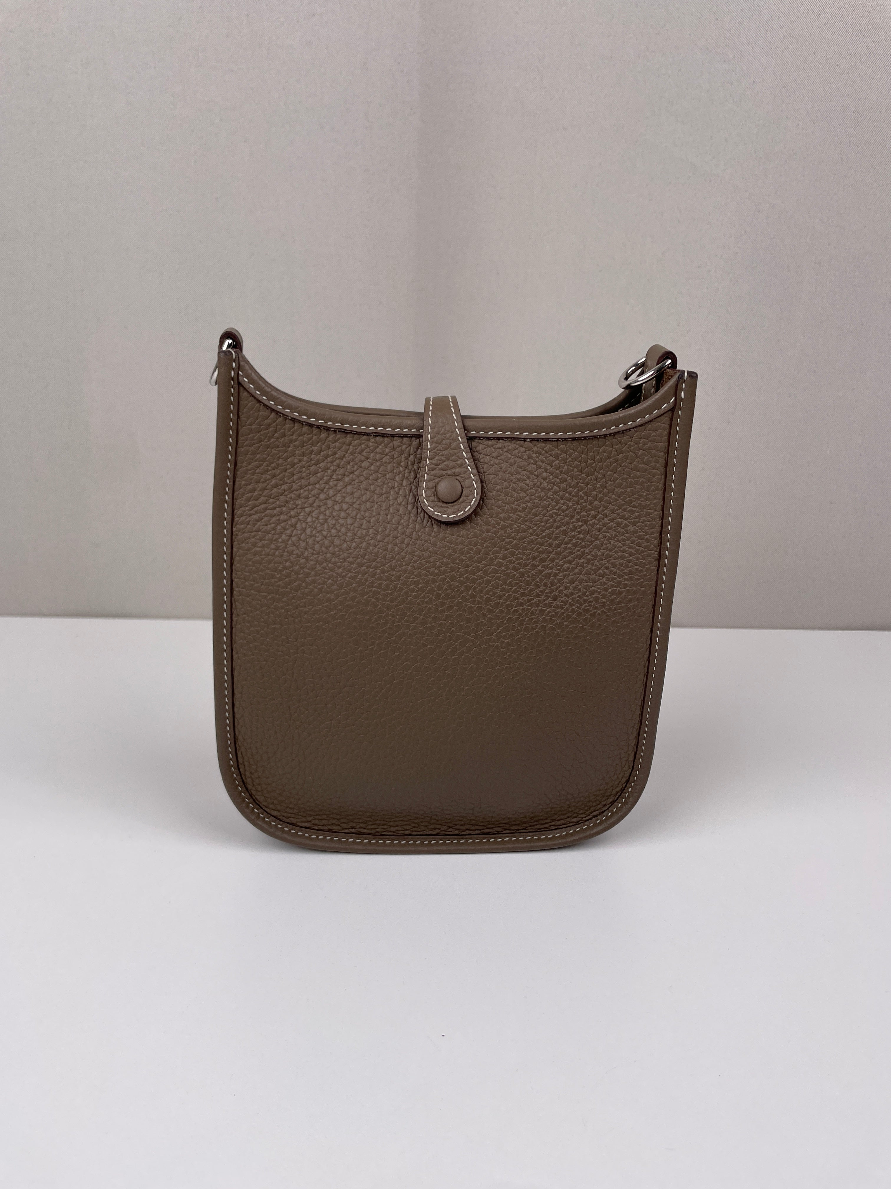 Hermès Mini Evelyne 16 Etoupe – bamluxurystore