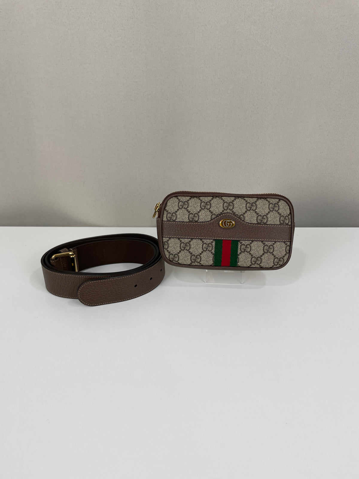 GG Canvas Belt Gucci Black GG Imprime Canvas Interlocking G Belt 90 CM  main image 2