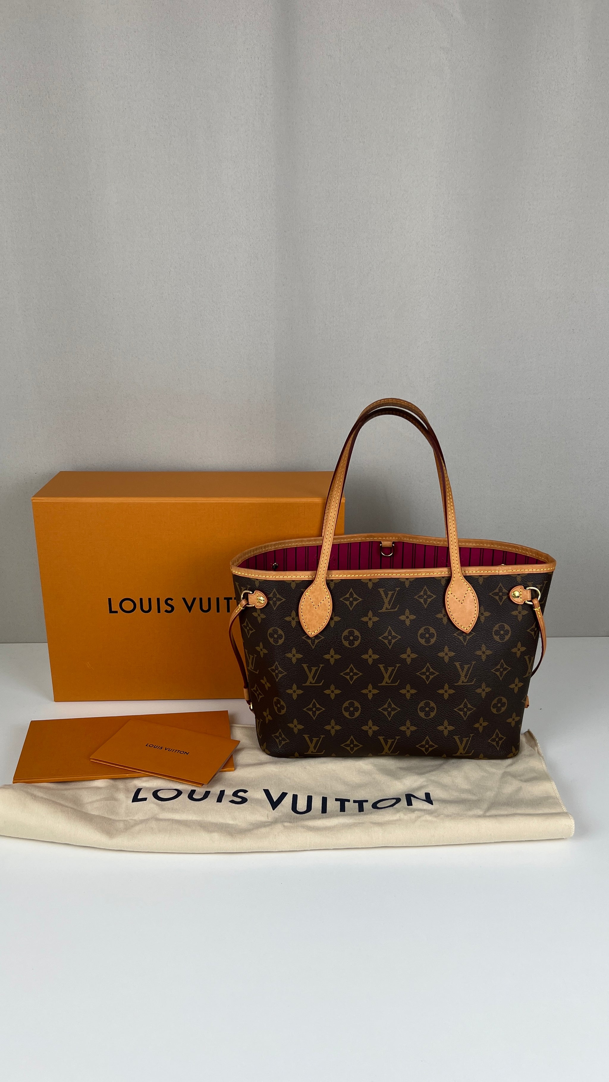 Louis Vuitton Neverfull PM Monogram Full Set