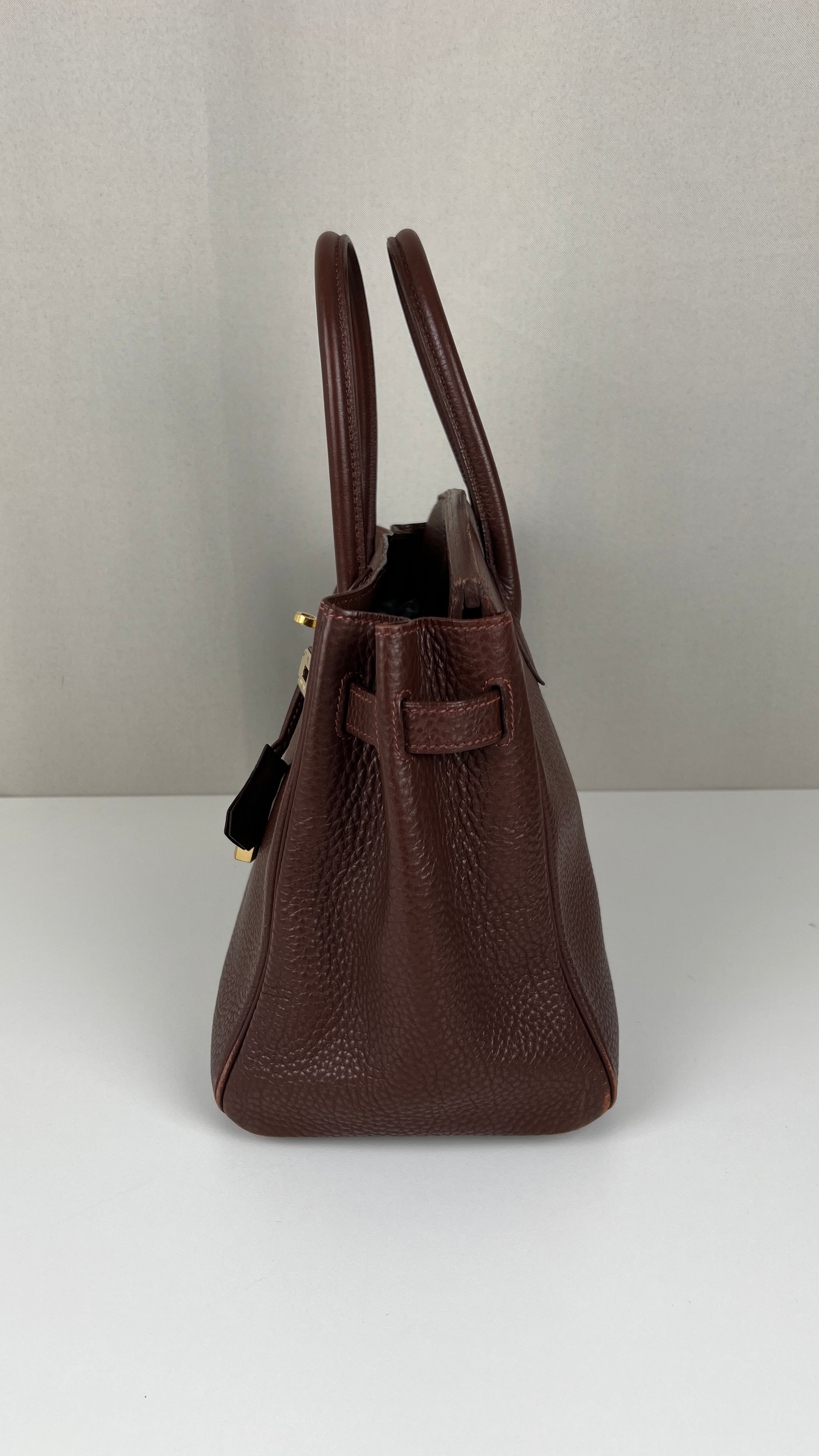 Porte-monnaie HERMES Dogon - Cuir Togo Couleur Orange/marron, Détails Argentés, Unisexe - Occasion Très Bon état