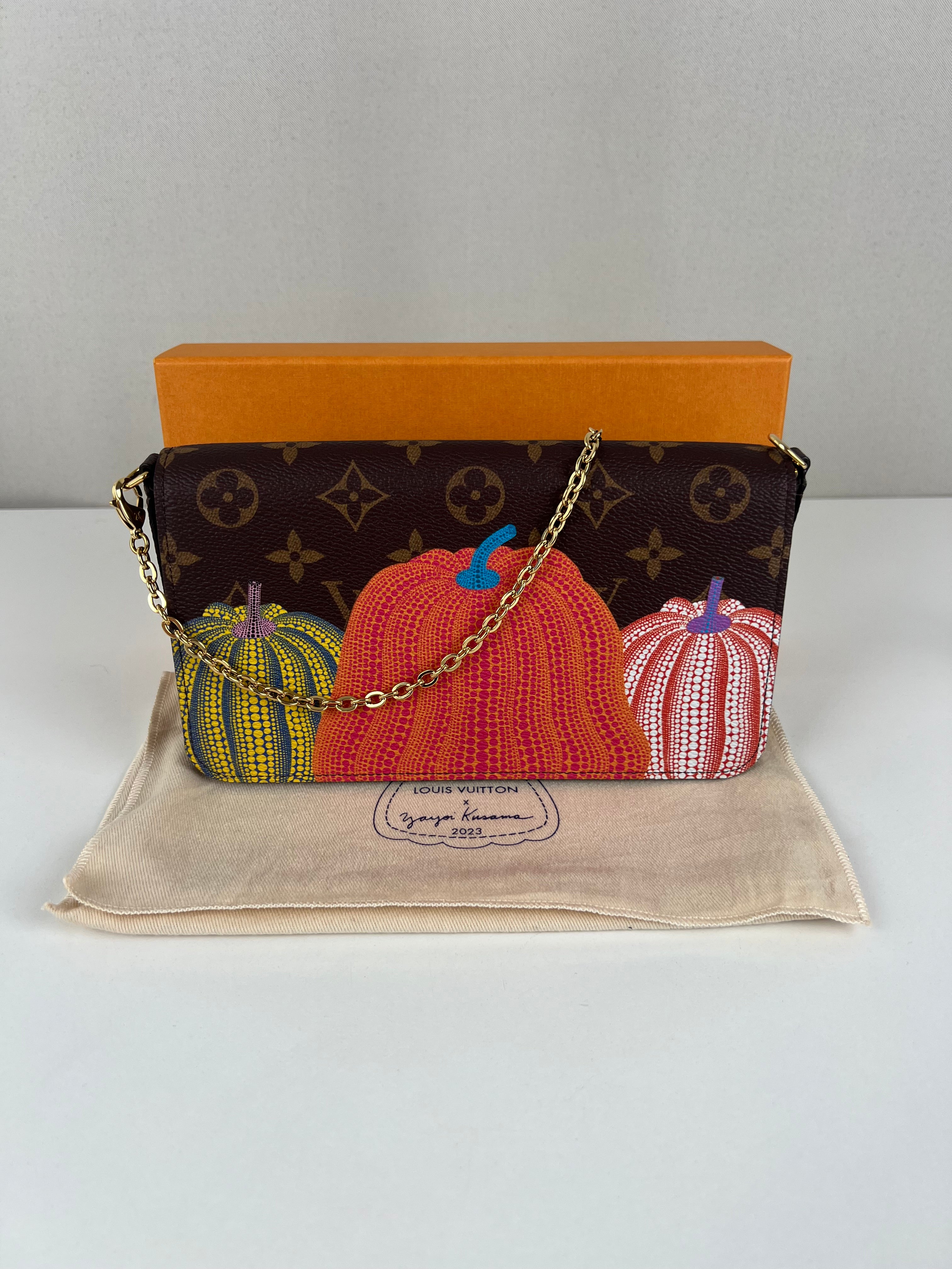 Louis Vuitton Felicie Monogram x Yayoi Kusama – bamluxurystore