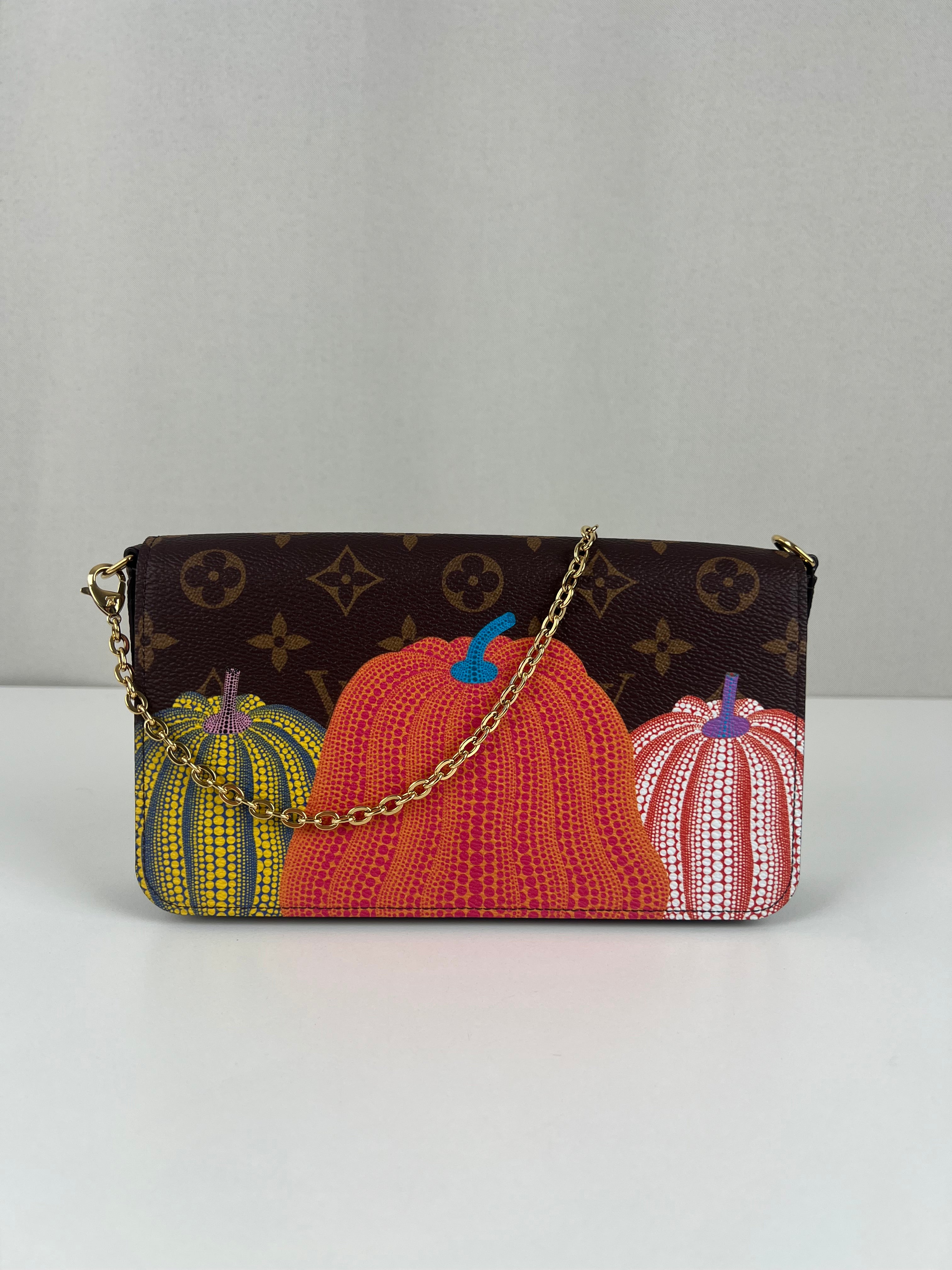 Louis Vuitton Felicie Monogram x Yayoi Kusama – bamluxurystore