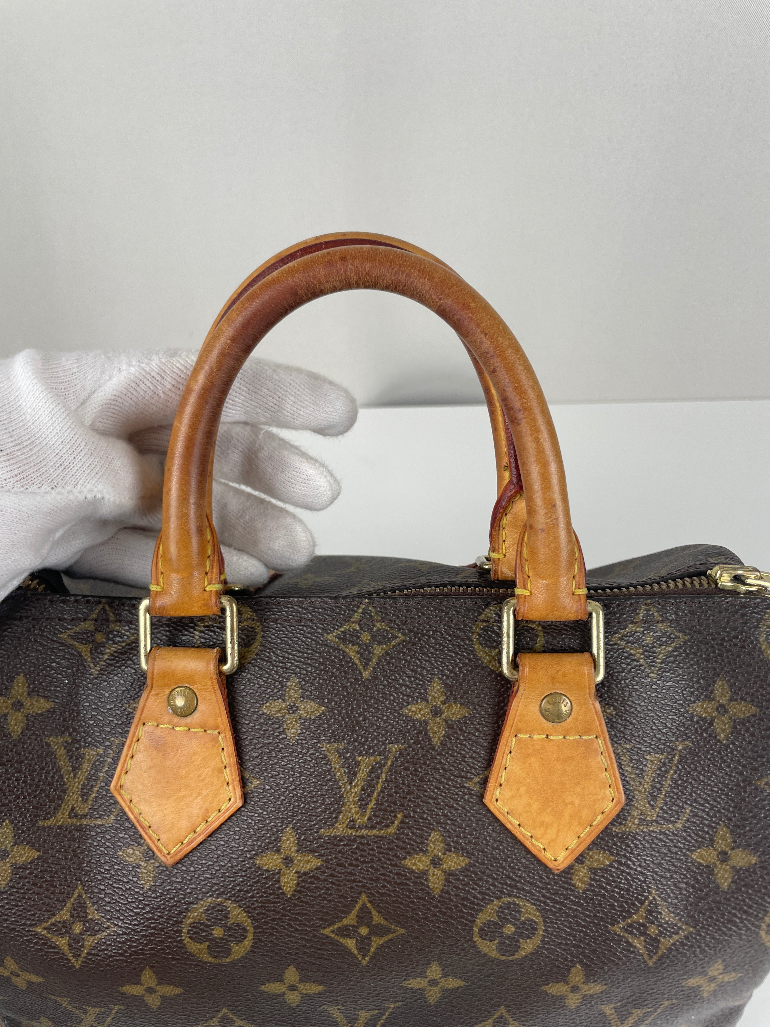最終価格　Louis Vuitton Speedy 25 ブラウン Louis Vuitton Speedy 25 Bag Monogram Canvas – bamluxurystore