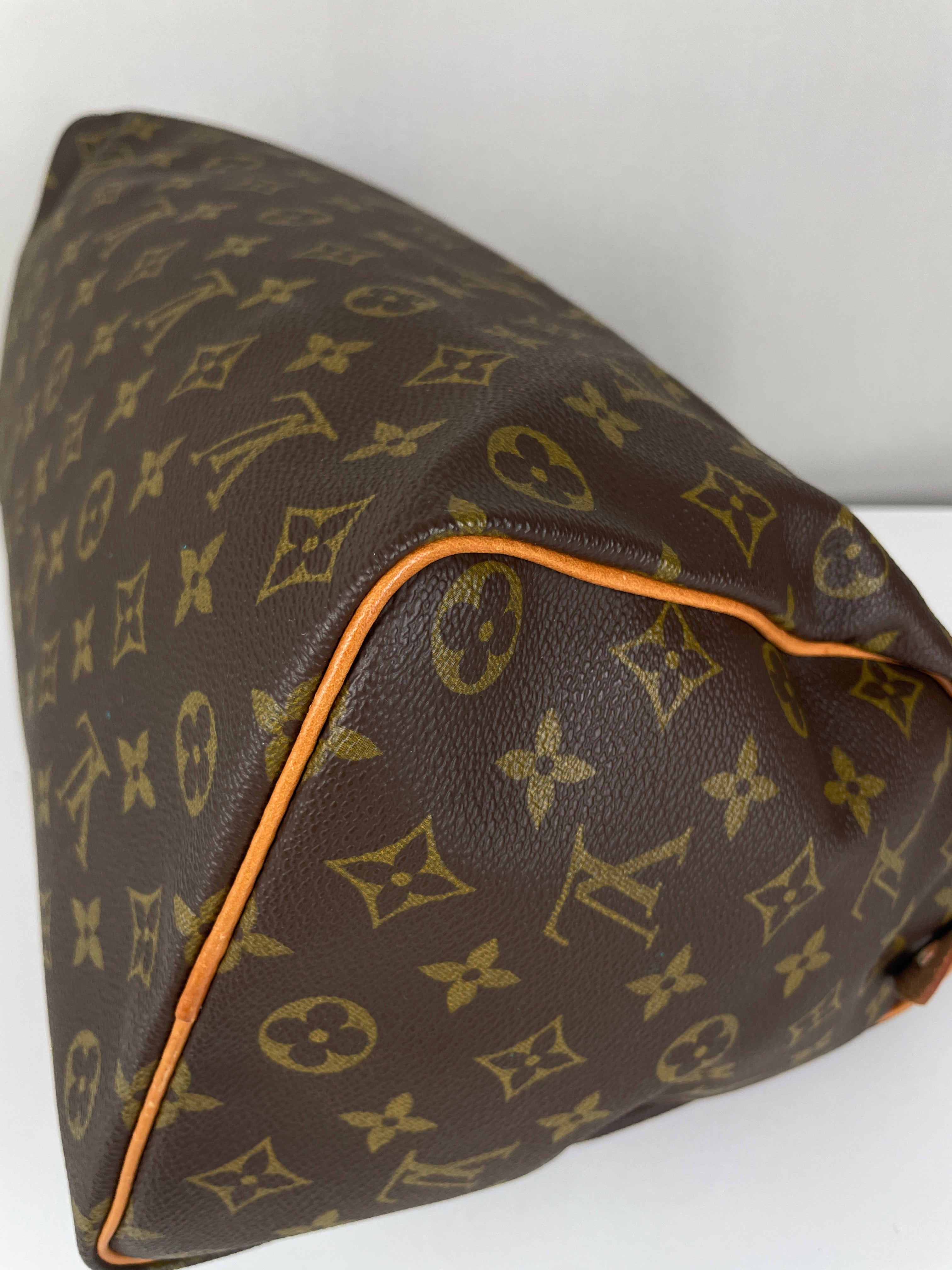 Louis Vuitton Speedy 35 monogram canvas vintage – bamluxurystore