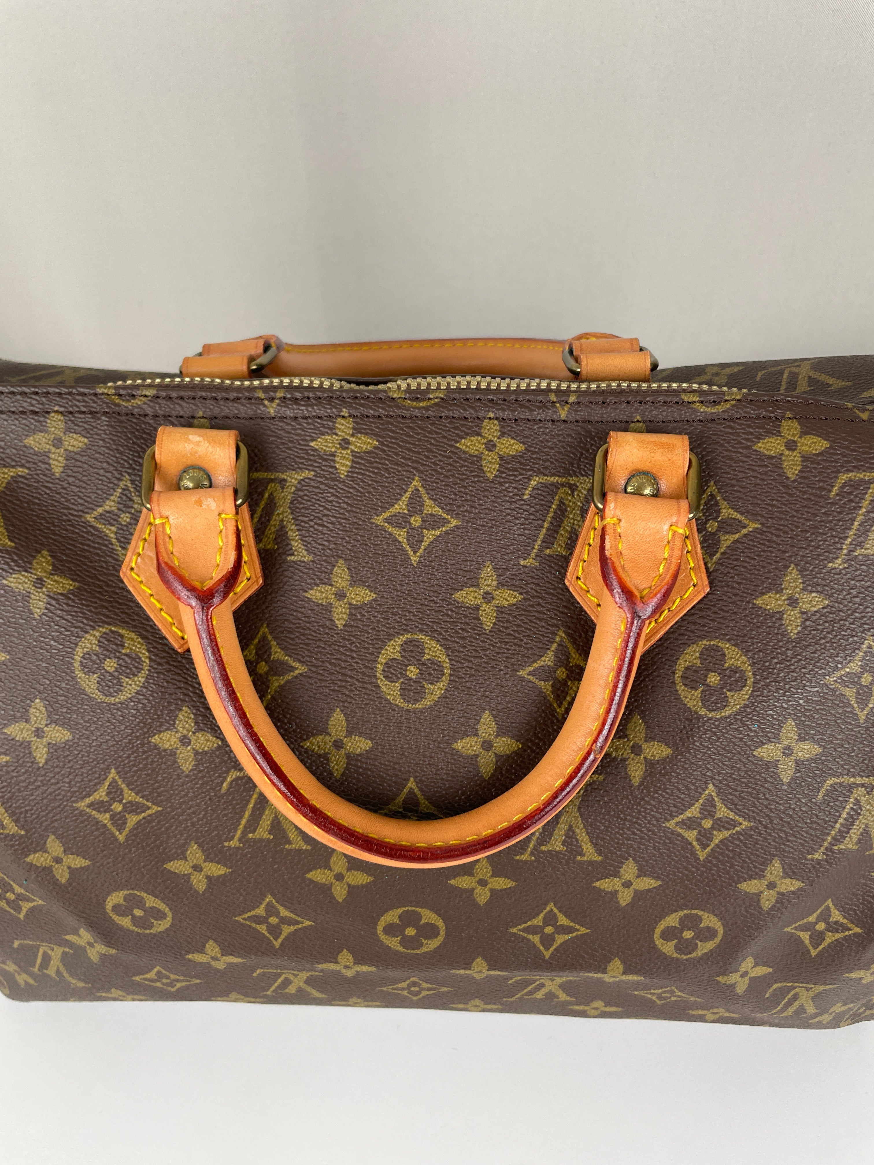 Louis Vuitton Speedy 35 monogram canvas vintage – bamluxurystore