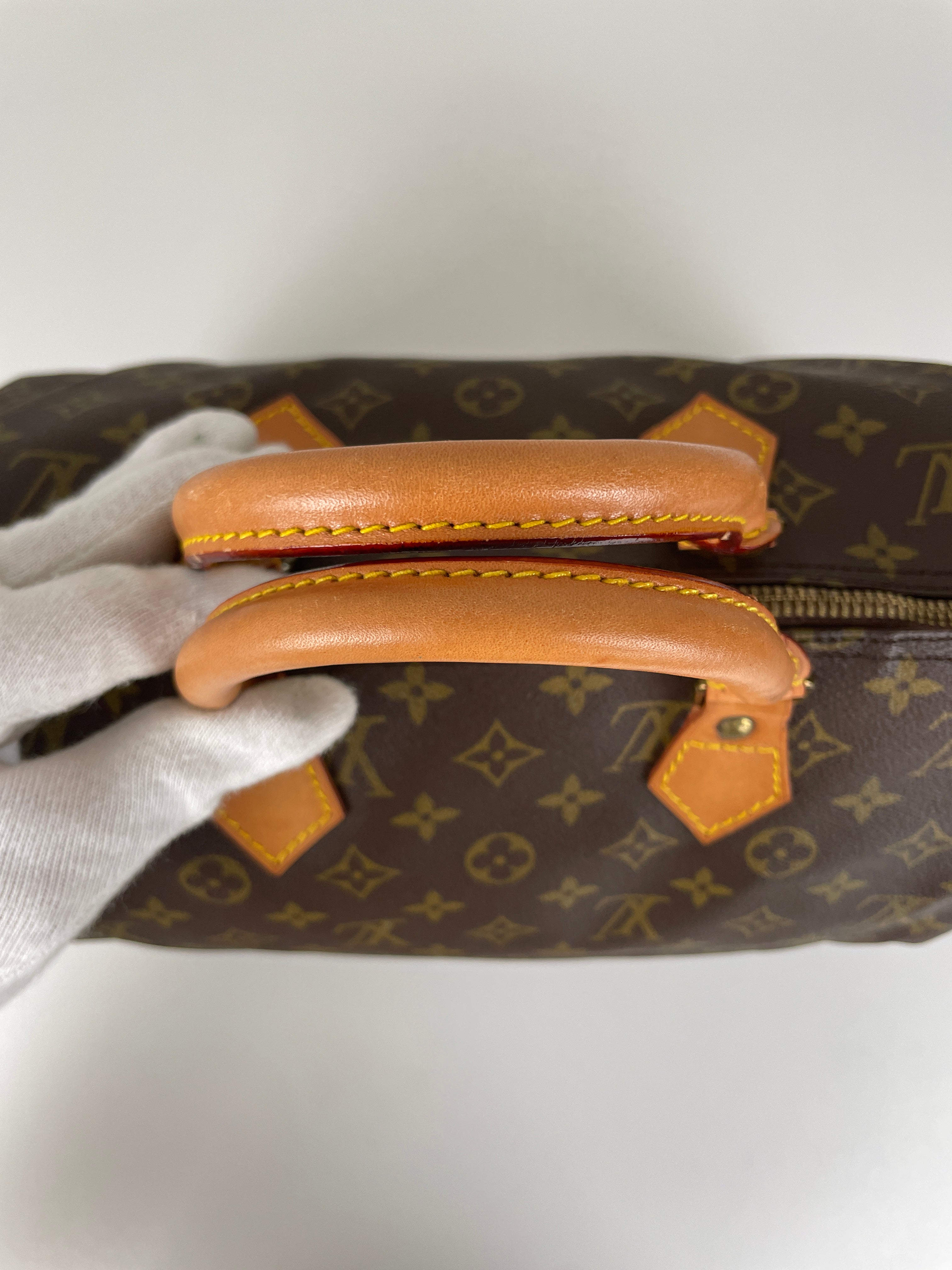 Louis Vuitton Speedy 35 monogram canvas vintage – bamluxurystore