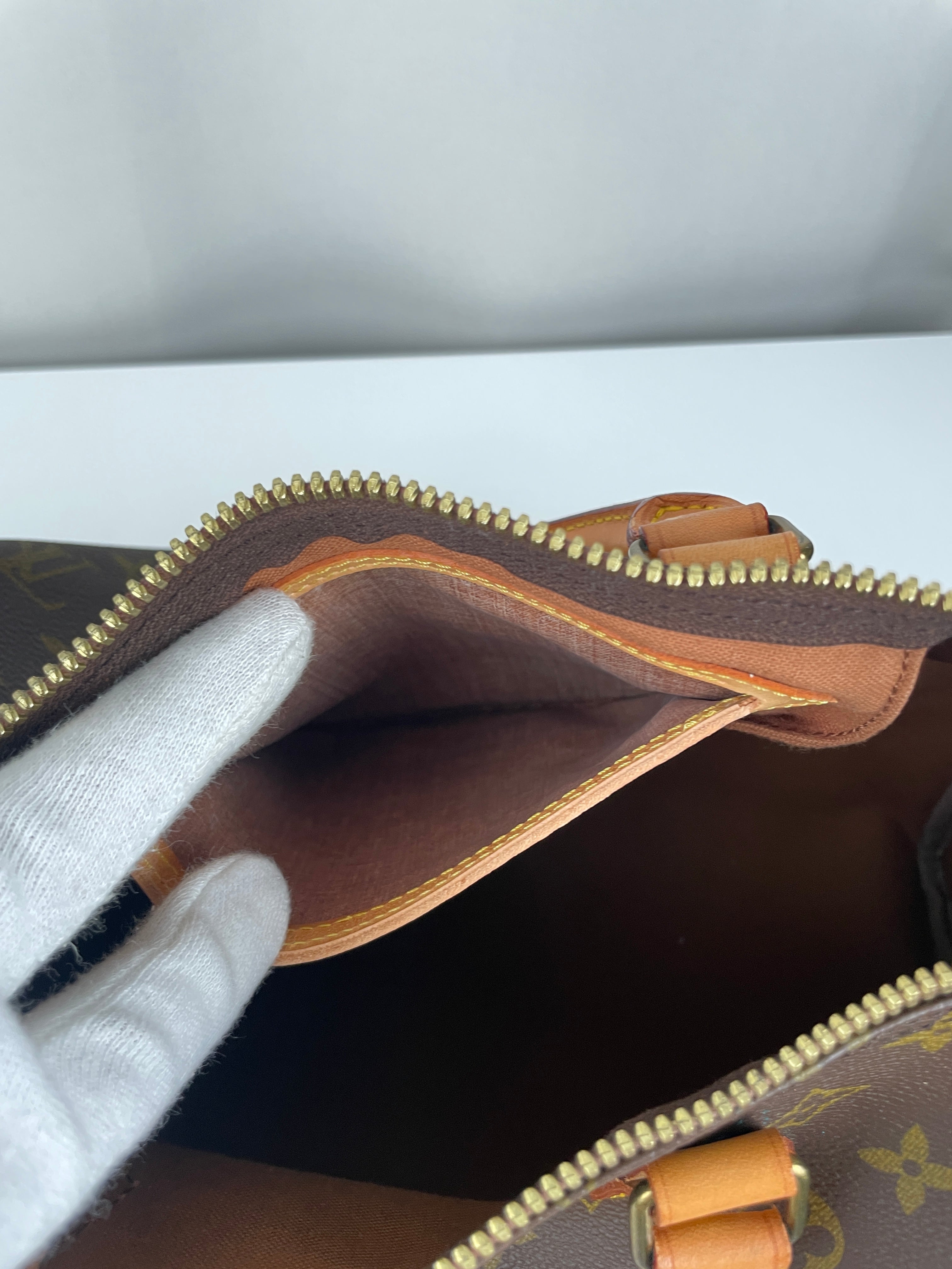 Louis Vuitton Speedy 35 monogram canvas vintage – bamluxurystore
