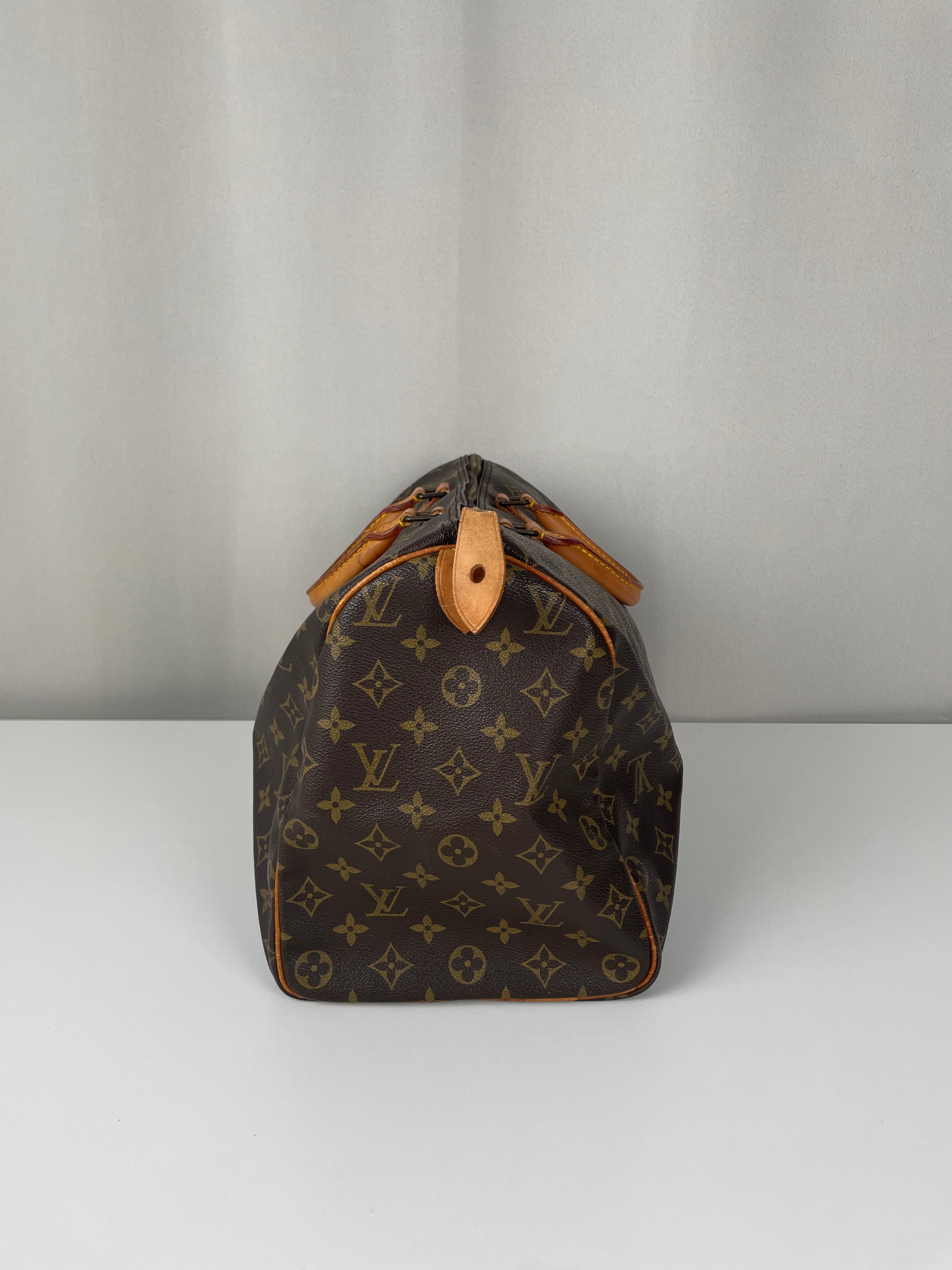 Louis Vuitton スピーディ40 ヴィンテージ　80s Louis Vuitton speedy 40 monogram canvas – bamluxurystore
