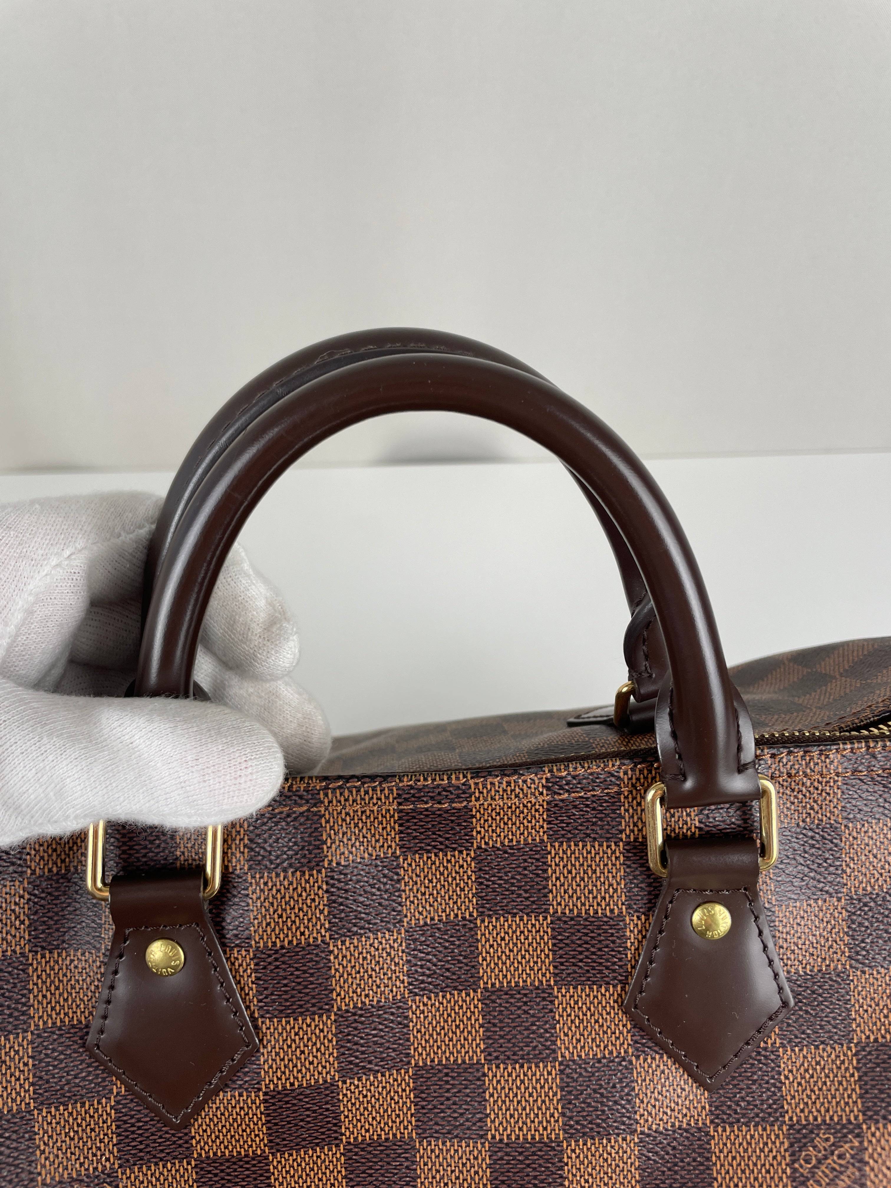 Louis Vuitton Speedy 30 damier ebene – bamluxurystore