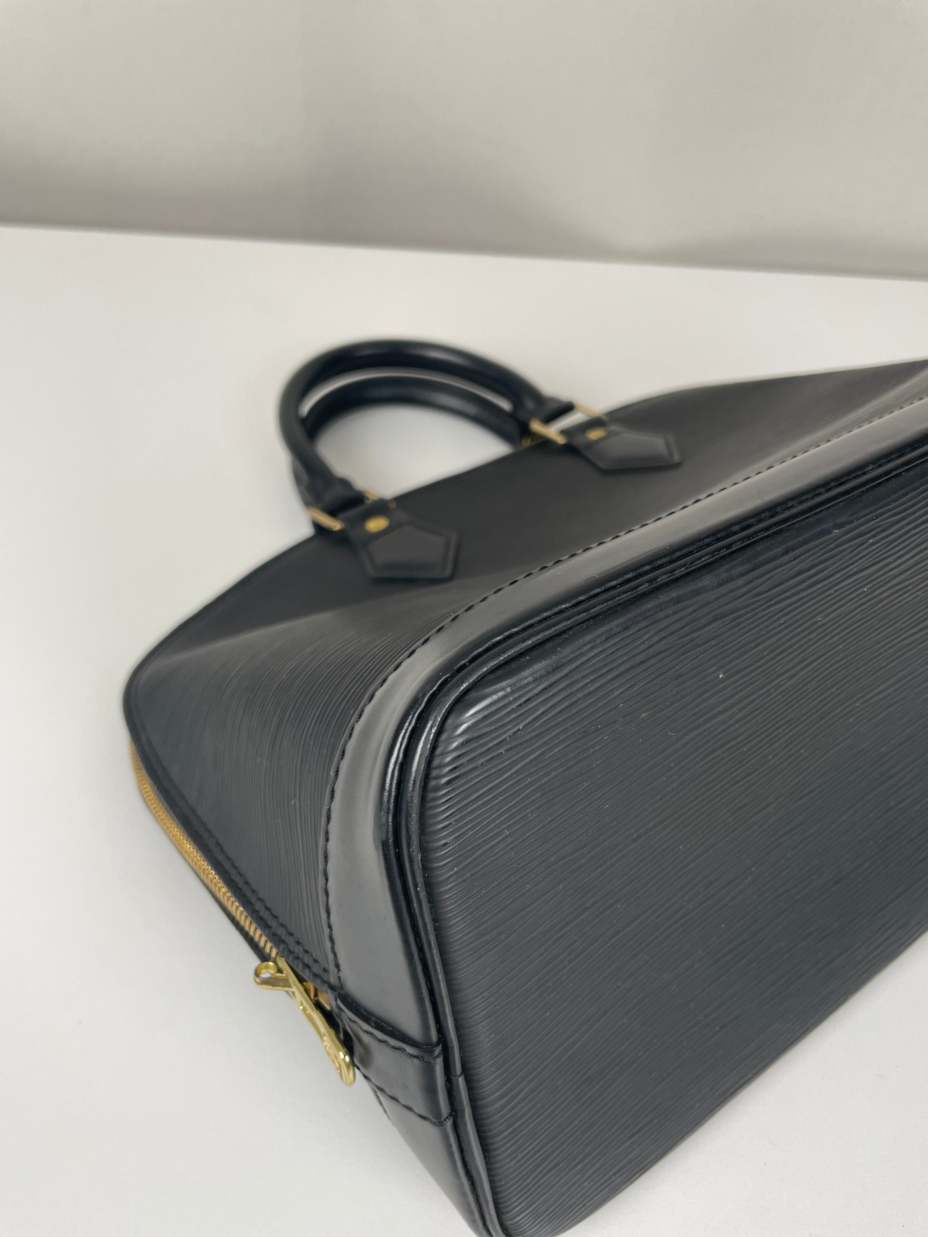 Louis Vuitton Alma PM vintage black epi leather – bamluxurystore