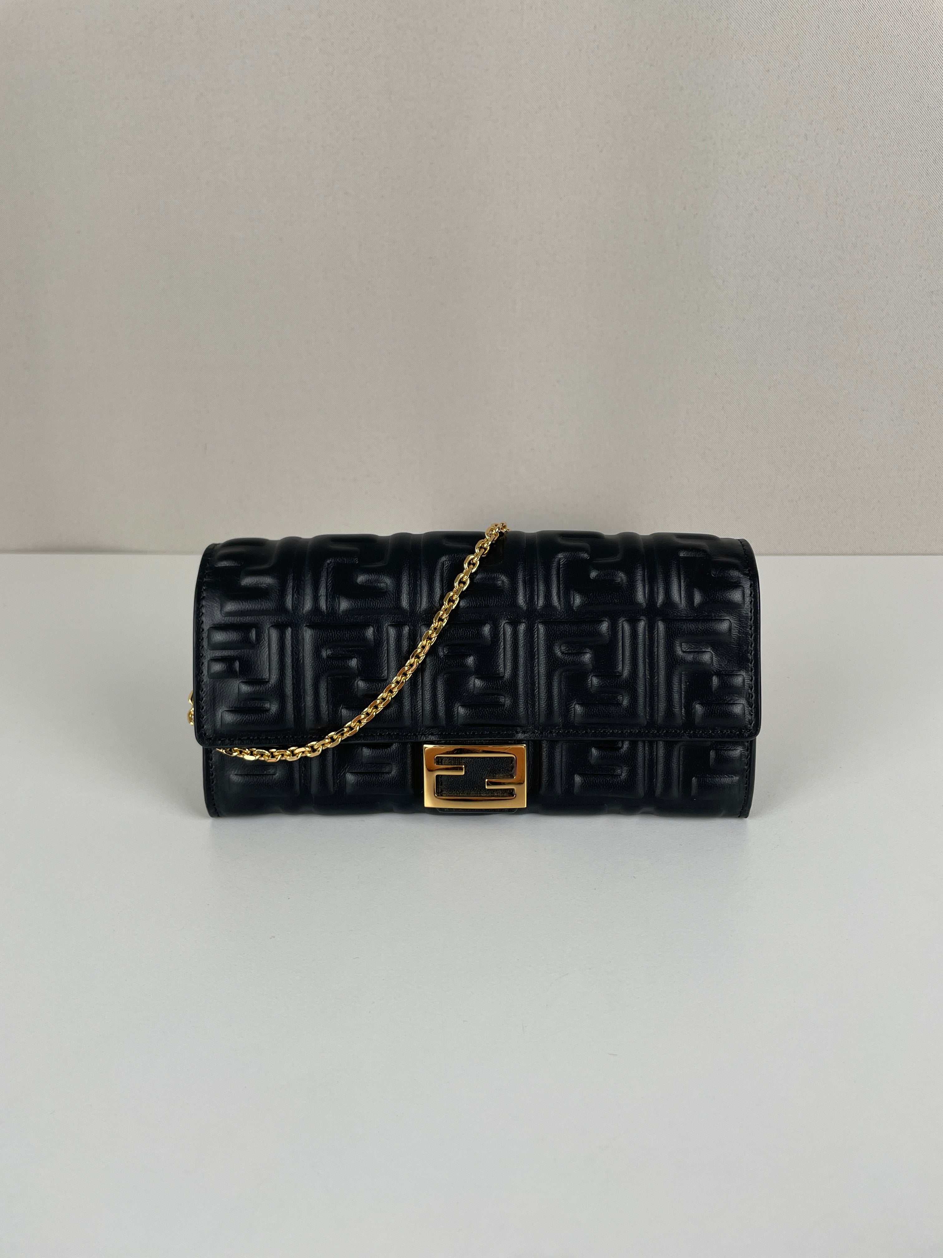 Fendi woc continental FF black – bamluxurystore