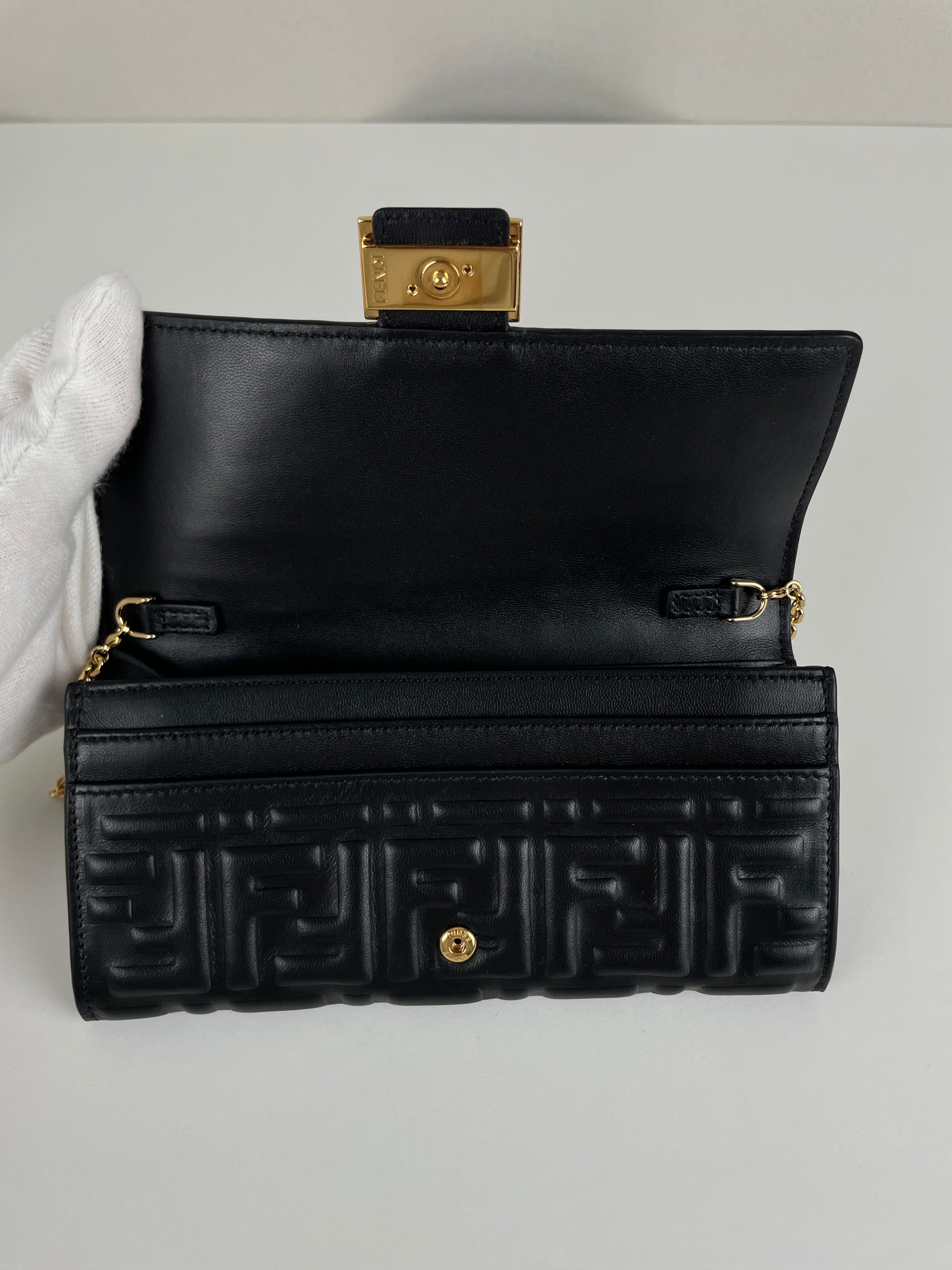 Fendi woc continental FF black – bamluxurystore