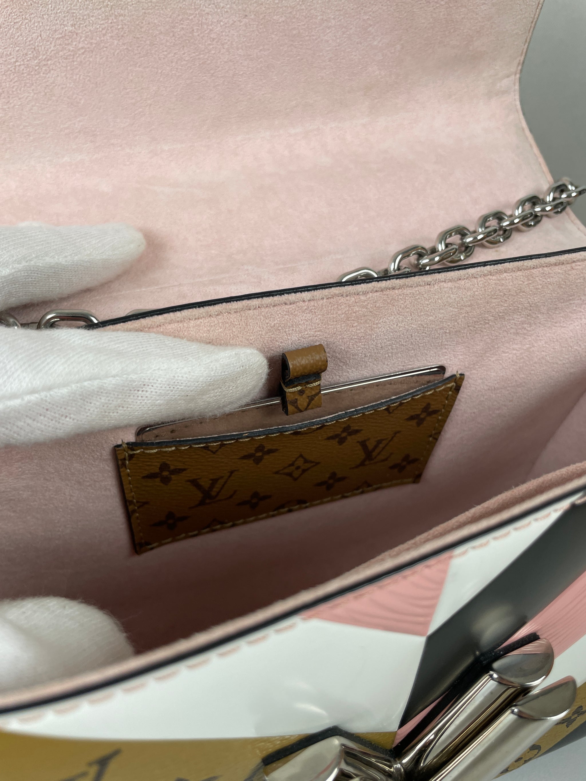 Pink Black Louis Purse Louis Vuitton Pink/Black Leather City
