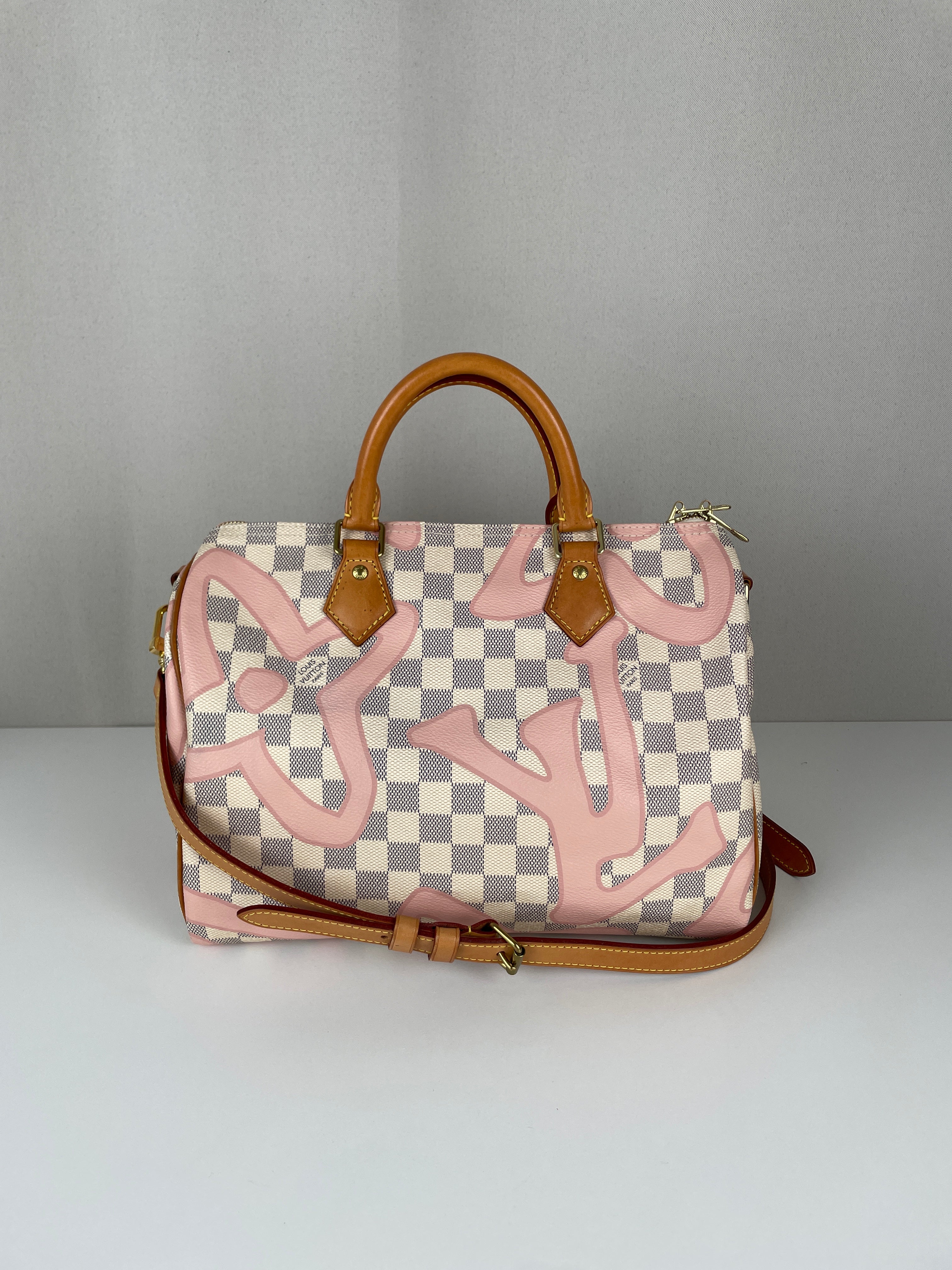 Louis Vuitton speedy 30 damier azur tahitienne – bamluxurystore