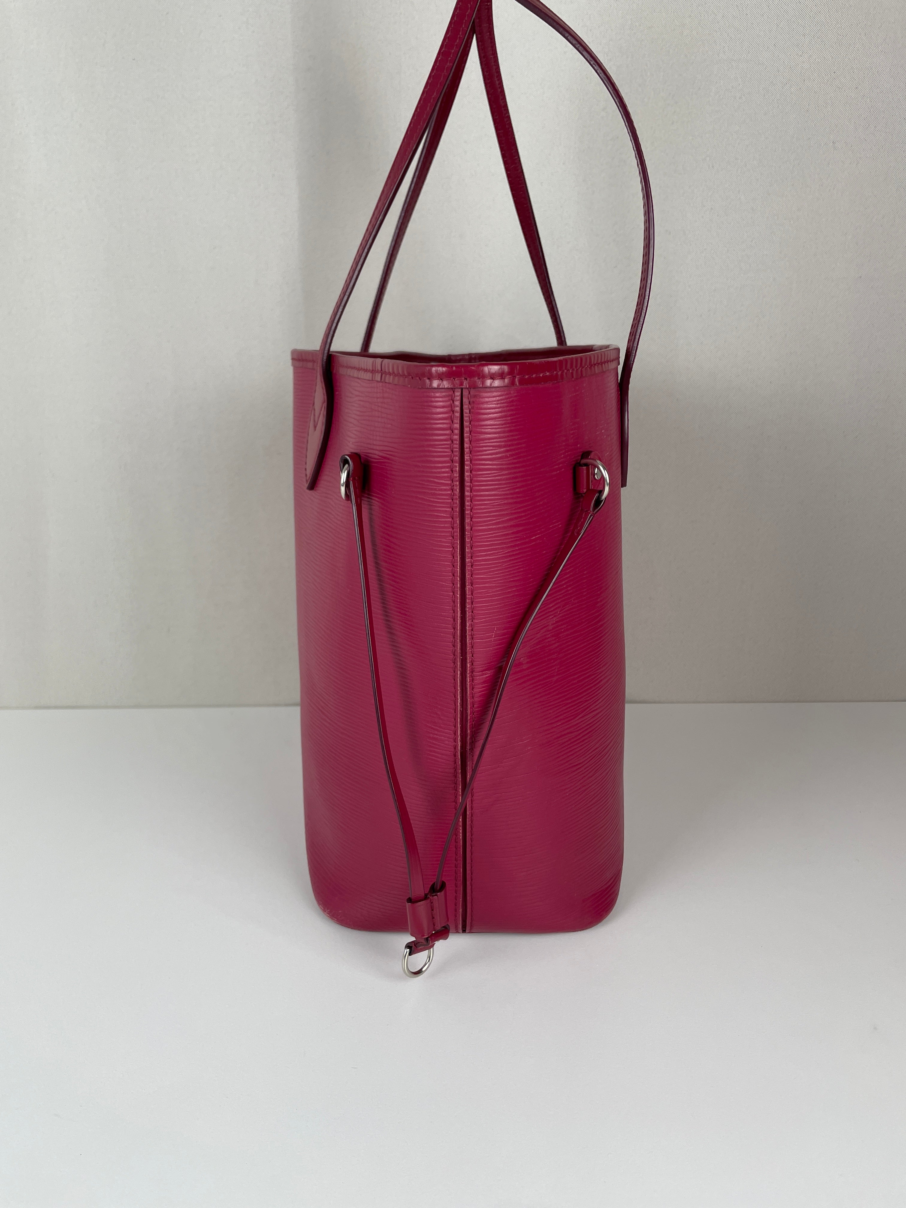 Louis Vuitton Neverfull MM framboise epi leather – bamluxurystore