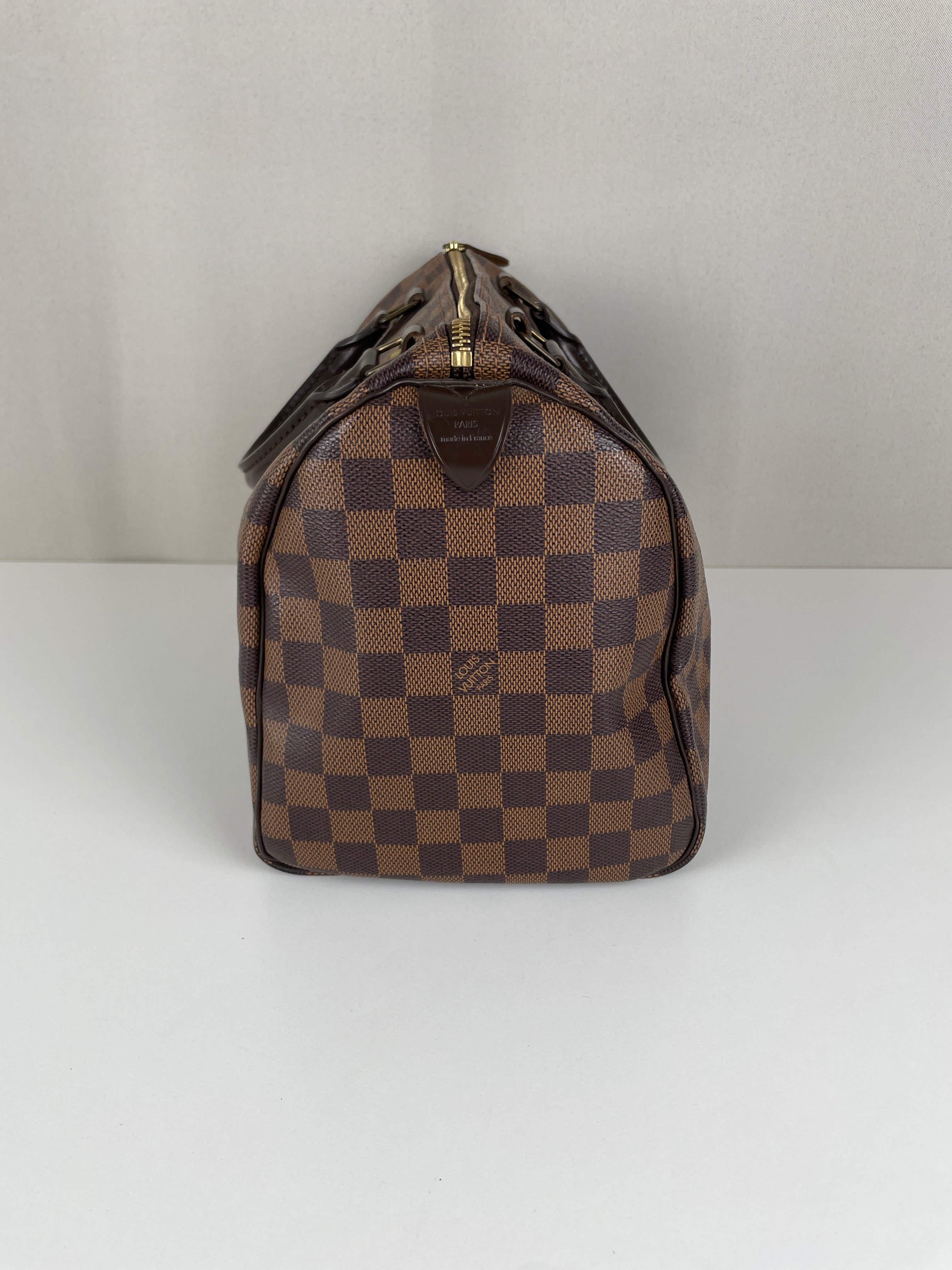 Speedy 30 Louis Vuitton damier ebene brown – bamluxurystore