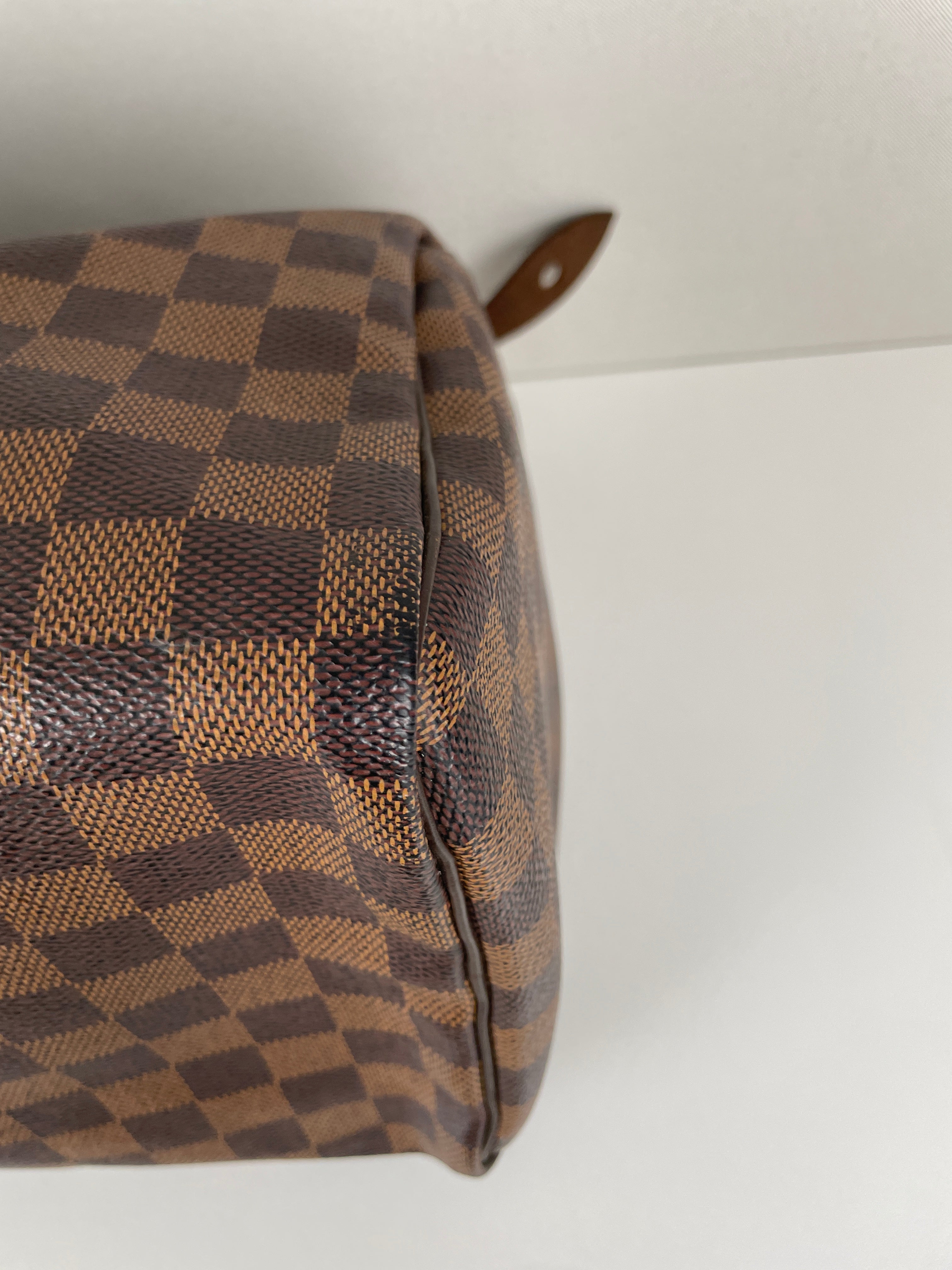 Speedy 30 Louis Vuitton damier ebene brown – bamluxurystore