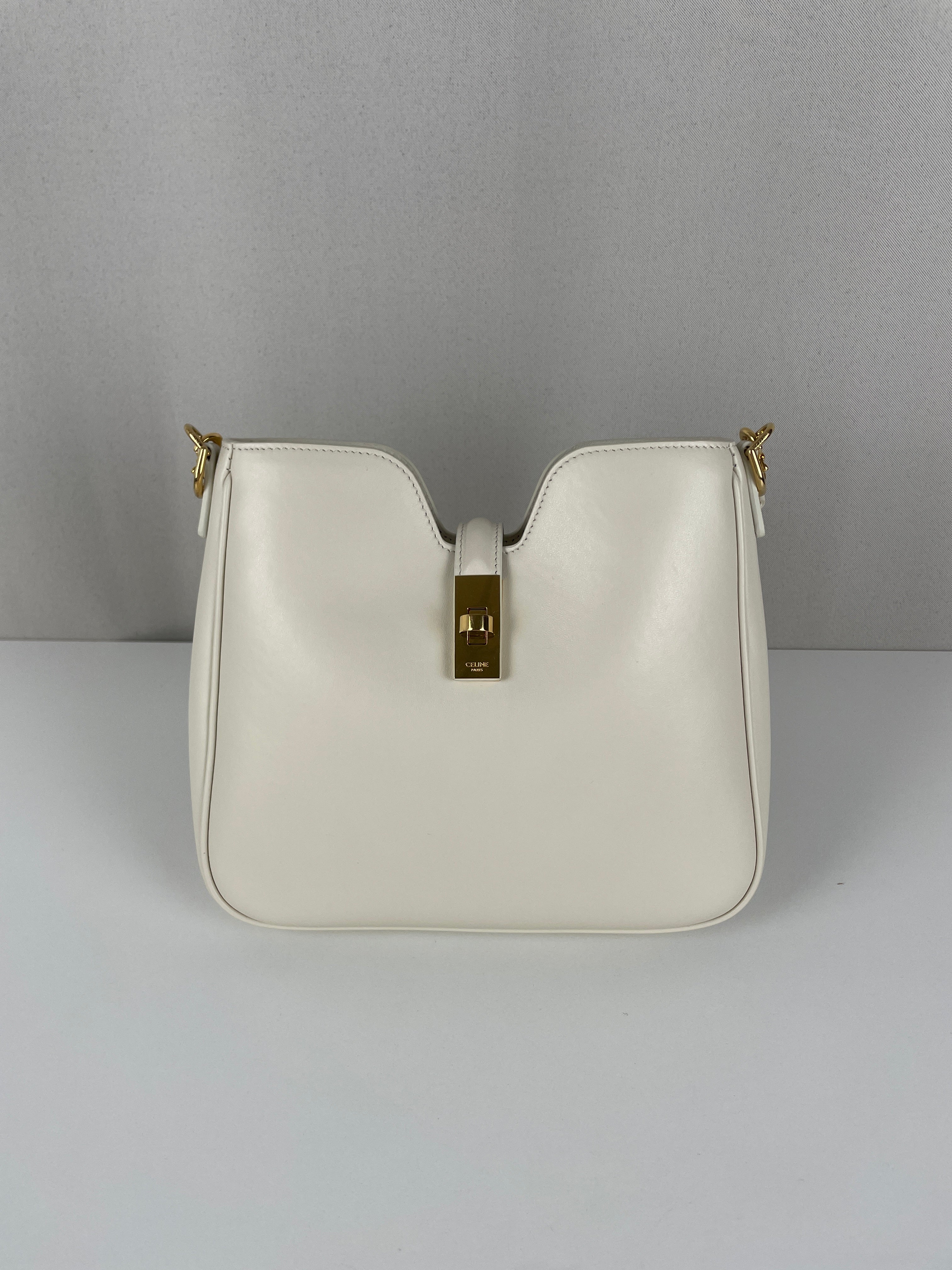 Céline small Camille 16 beige cream leather – bamluxurystore