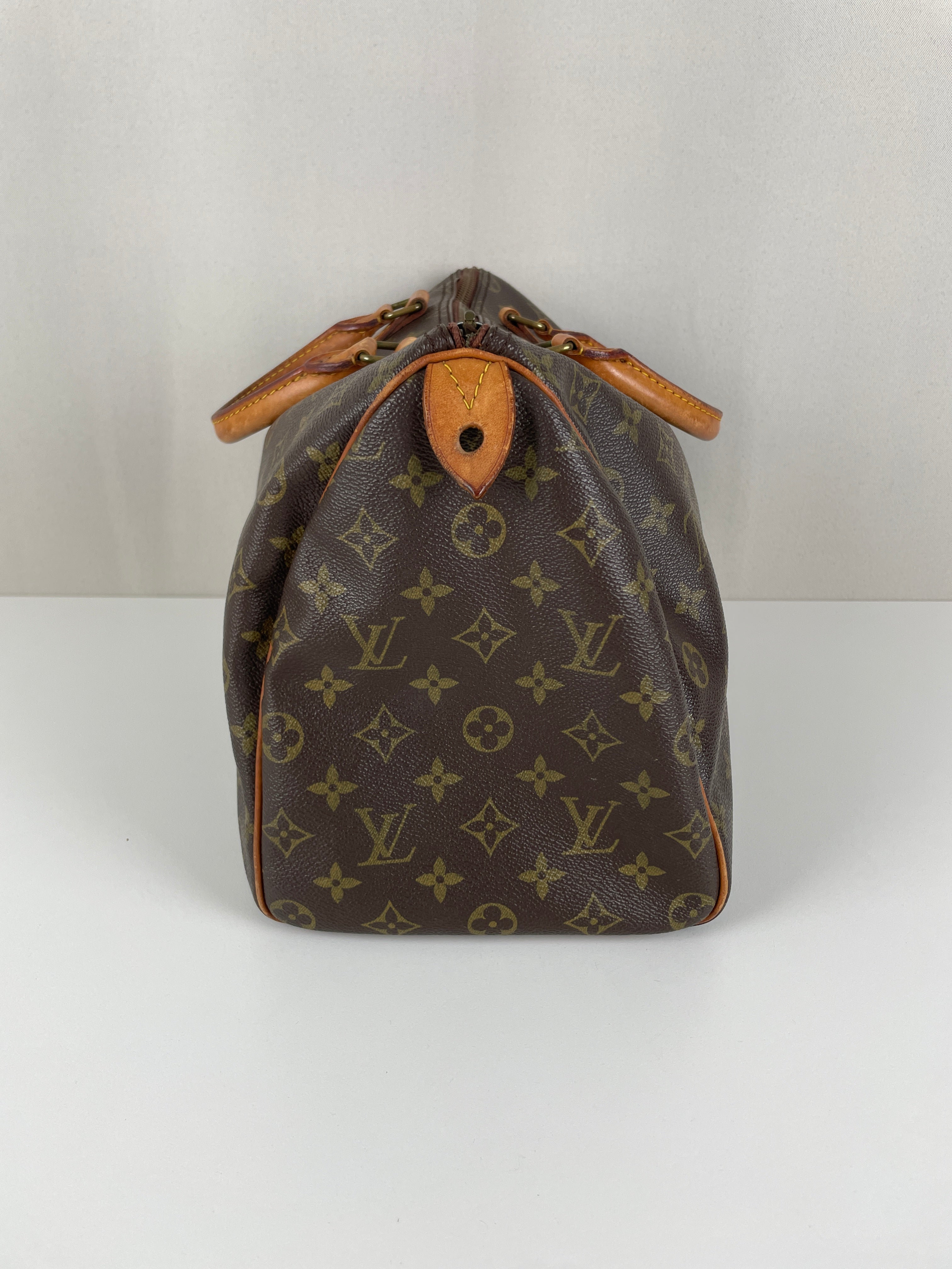 Louis Vuitton vintage Speedy 35 brown monogram – bamluxurystore