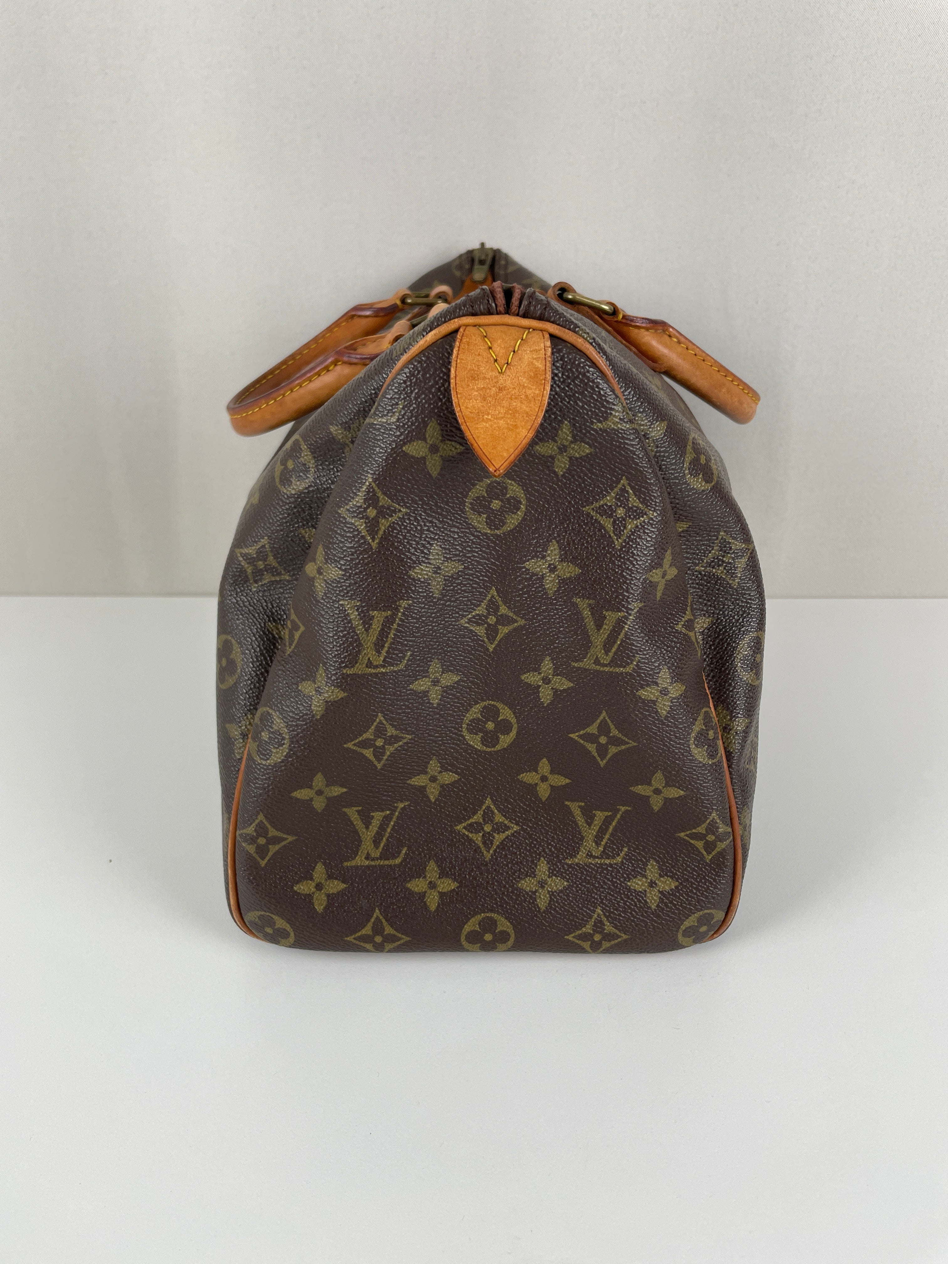 Louis Vuitton vintage Speedy 35 brown monogram – bamluxurystore
