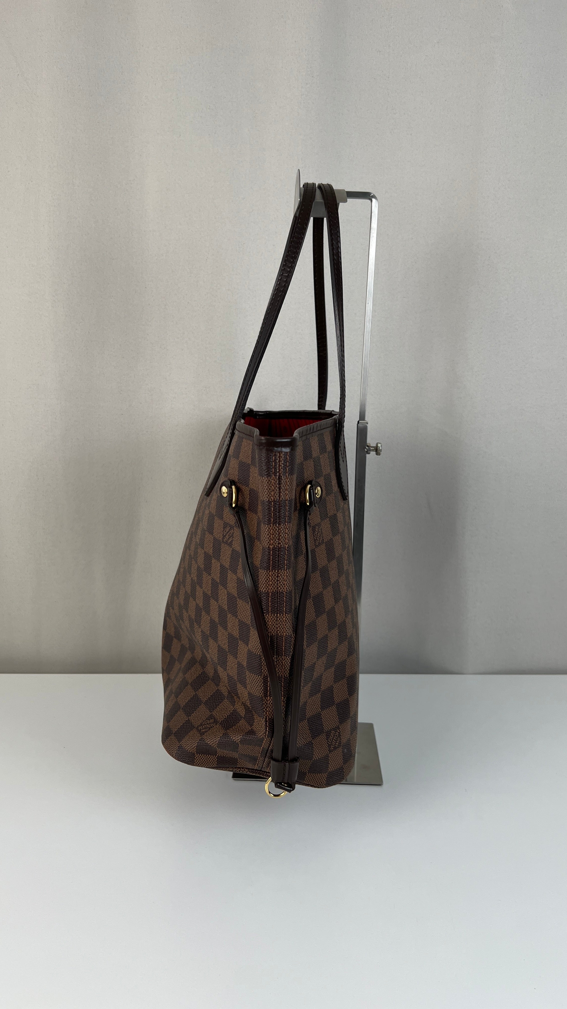 Side Louis Vuitton Mm Damier Ebene Lv Neverfull Mm Damier Ebene