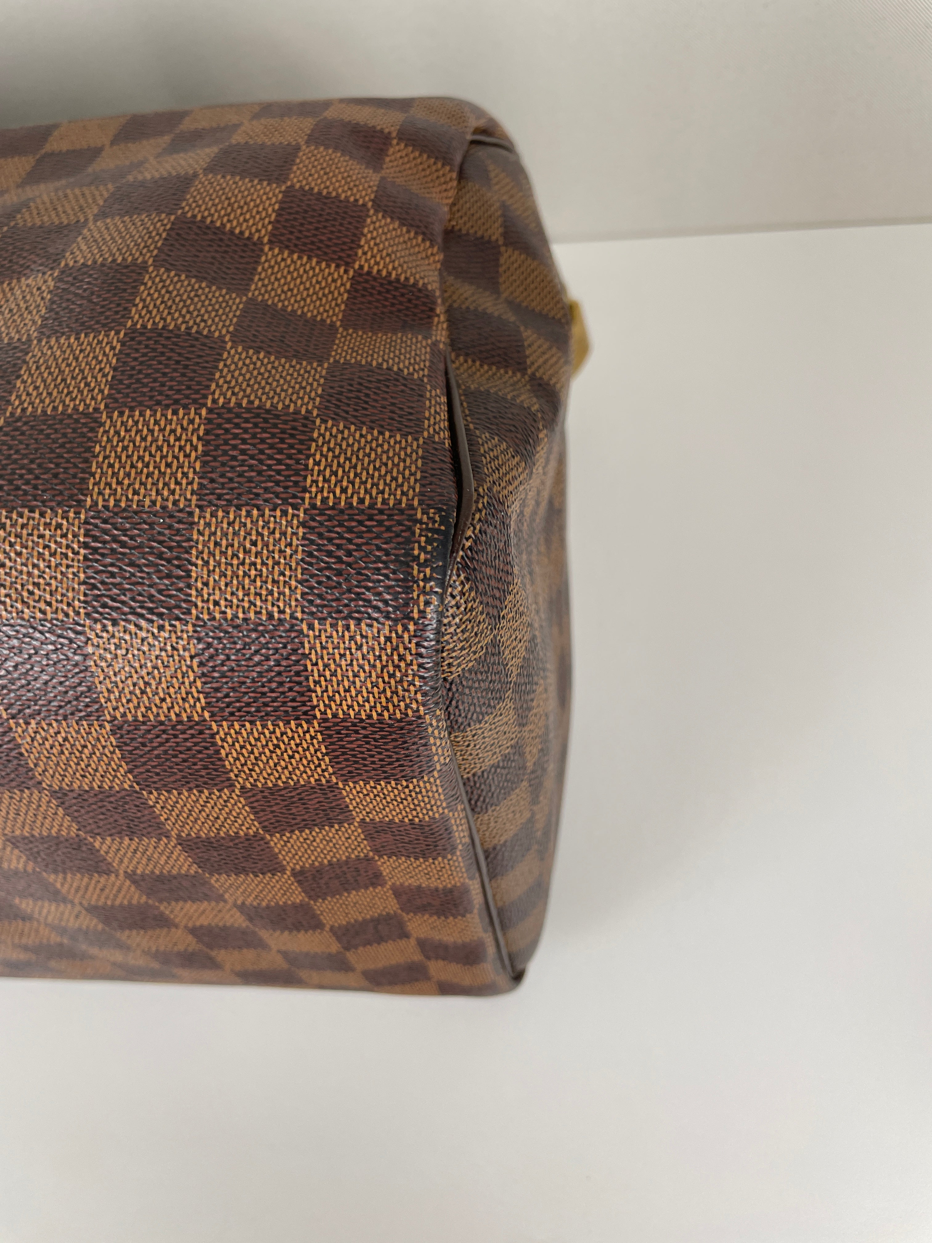 Louis Vuitton Speedy 35 damier ébène canvas – bamluxurystore