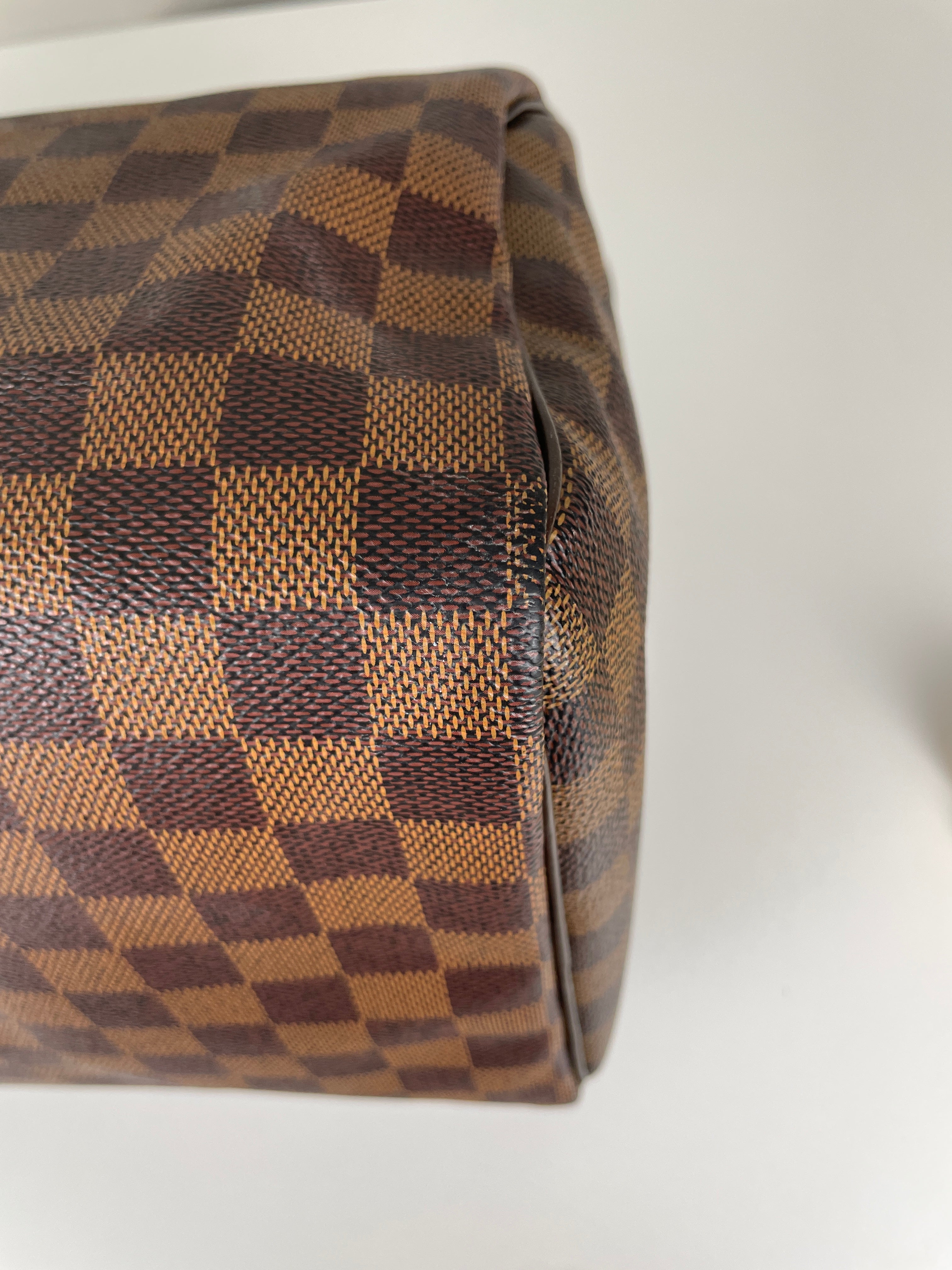 Louis Vuitton Speedy 35 damier ébène canvas – bamluxurystore