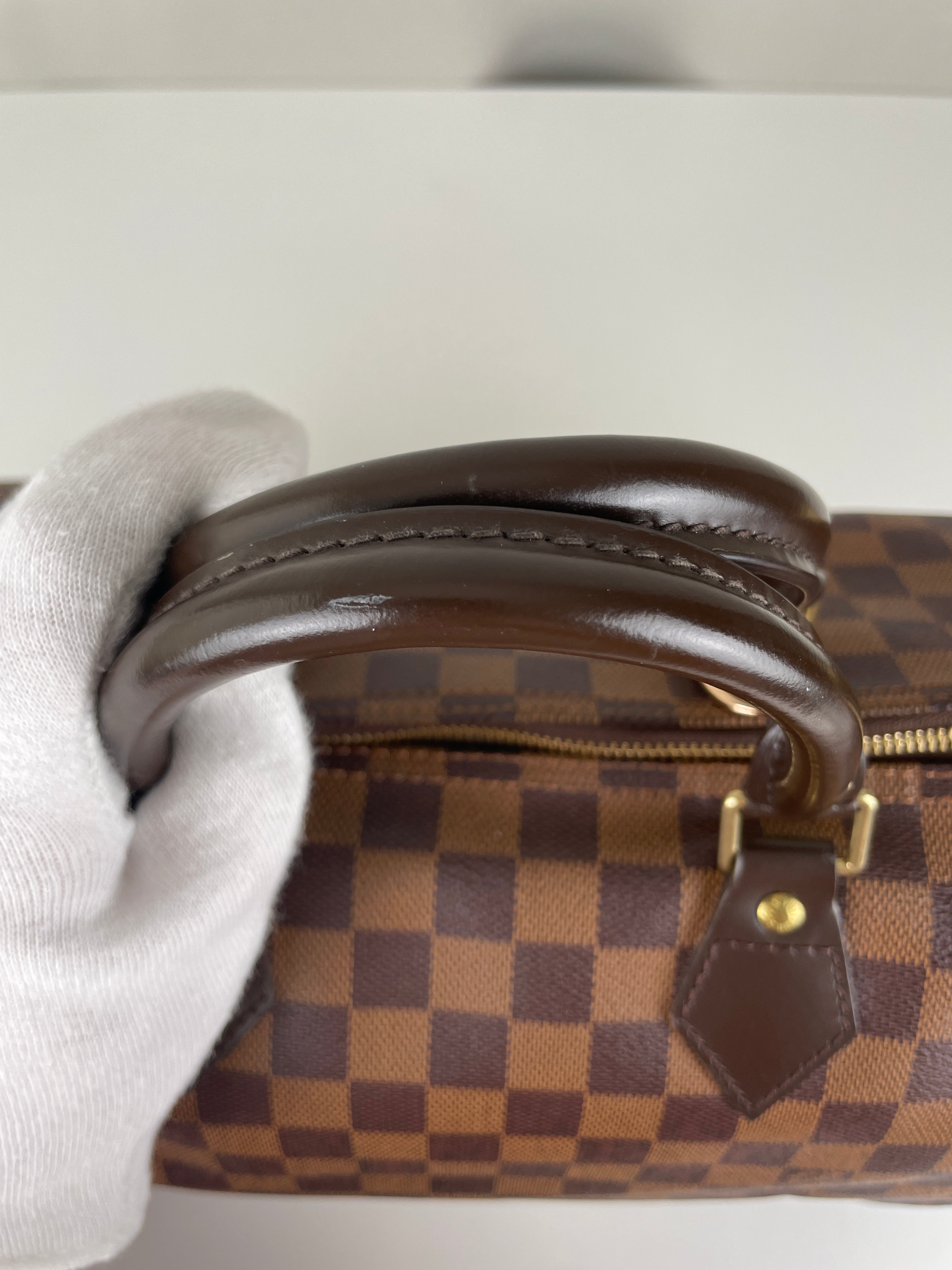 Louis Vuitton Speedy 35 damier ébène canvas – bamluxurystore