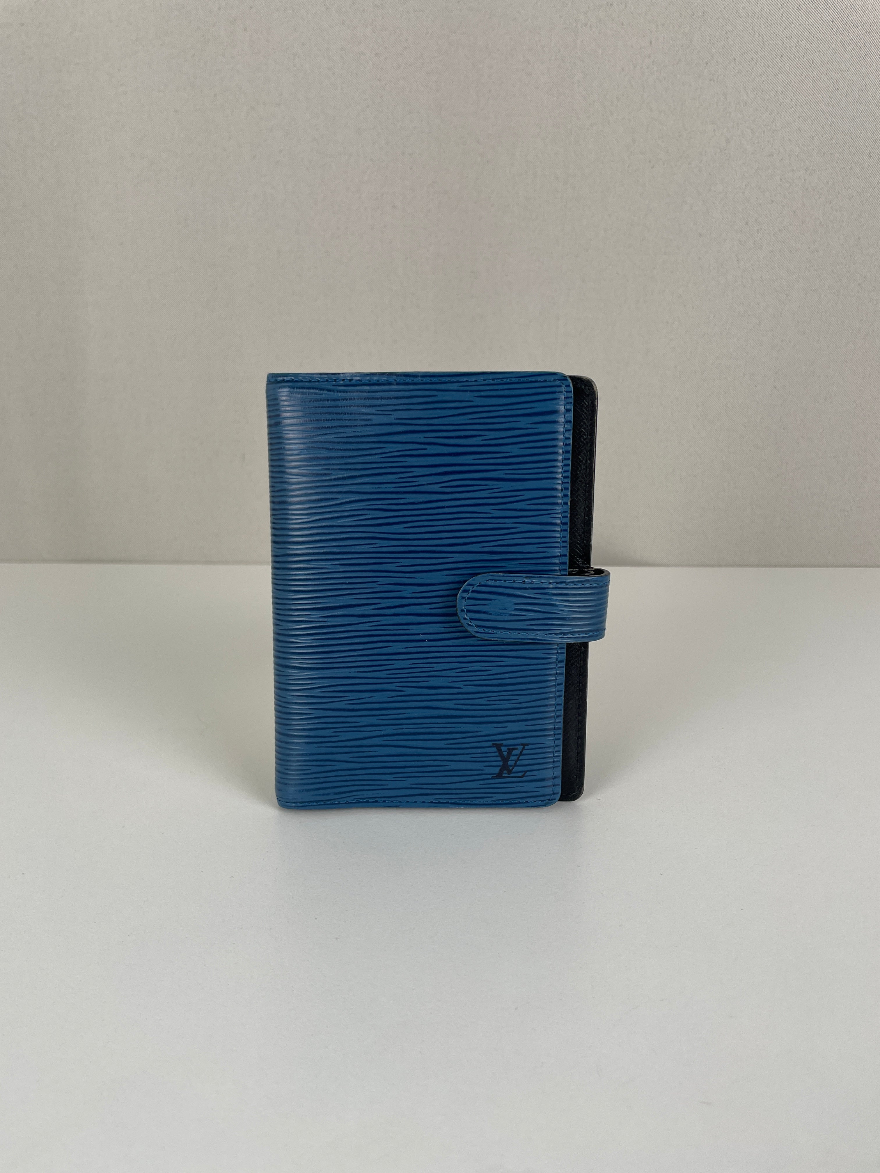 Louis Vuitton Agenda PM blue epi leather – bamluxurystore