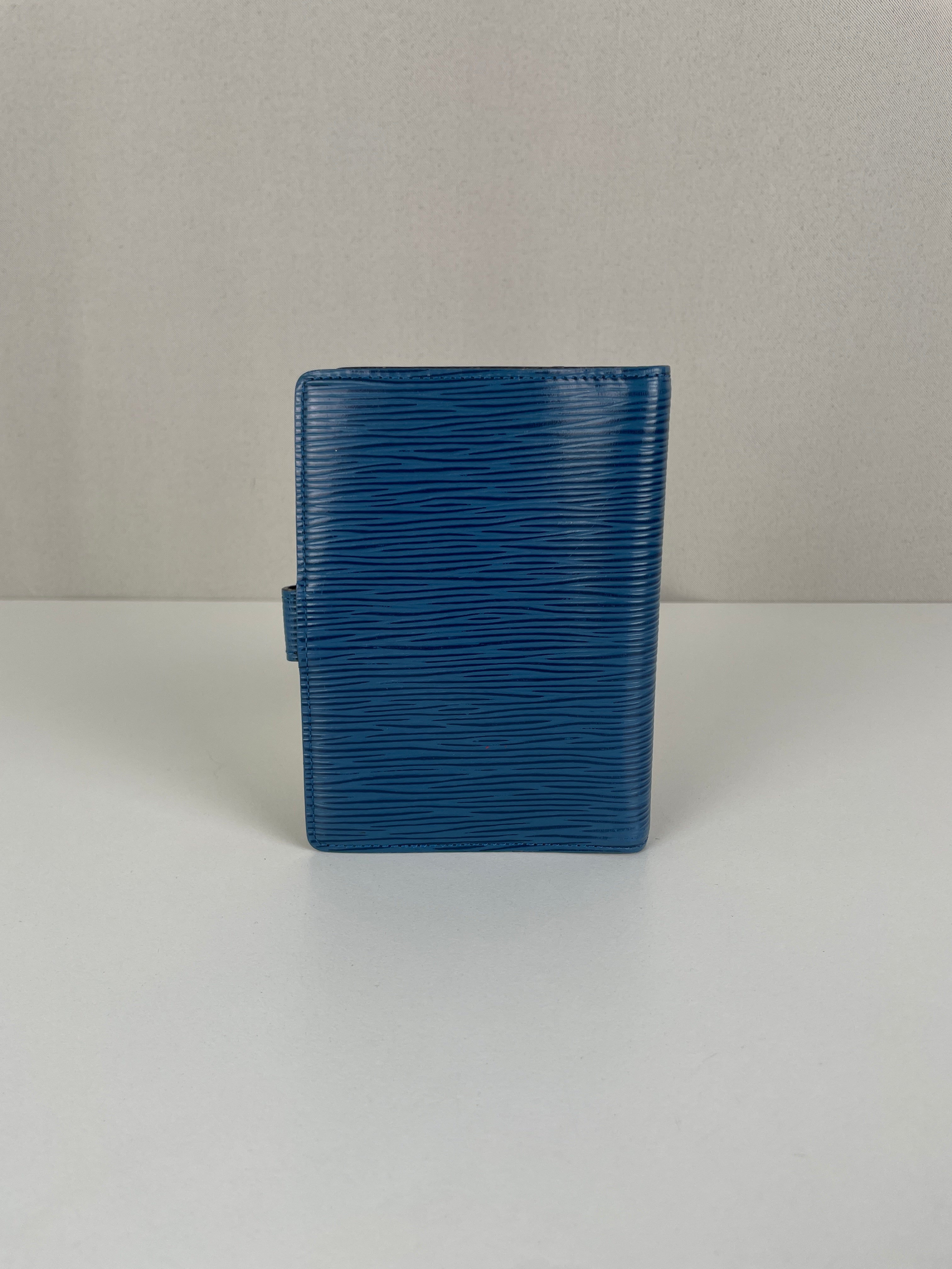 Louis Vuitton Agenda PM blue epi leather – bamluxurystore