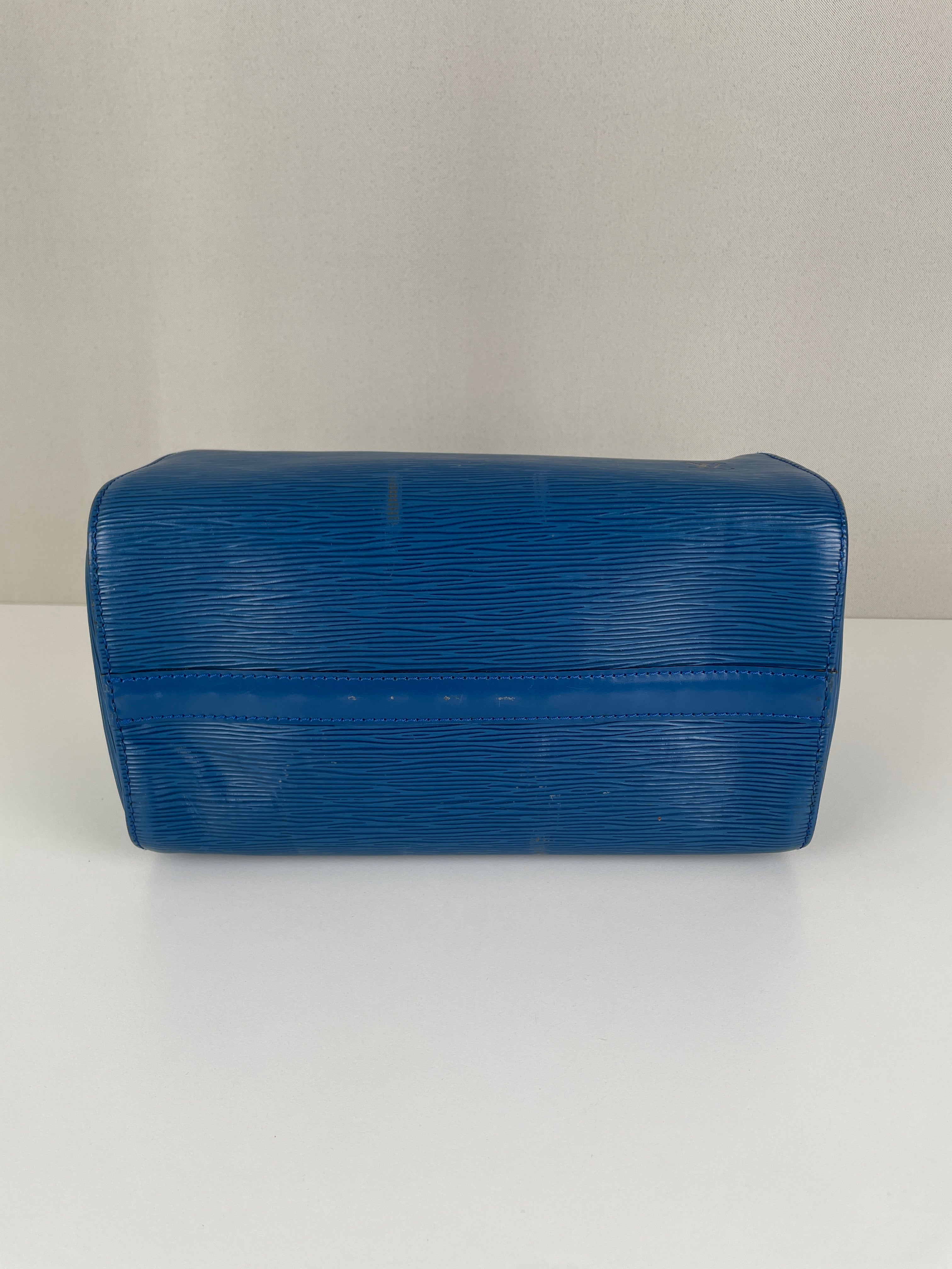 Louis Vuitton Speedy 25 Epi blue Leather – bamluxurystore
