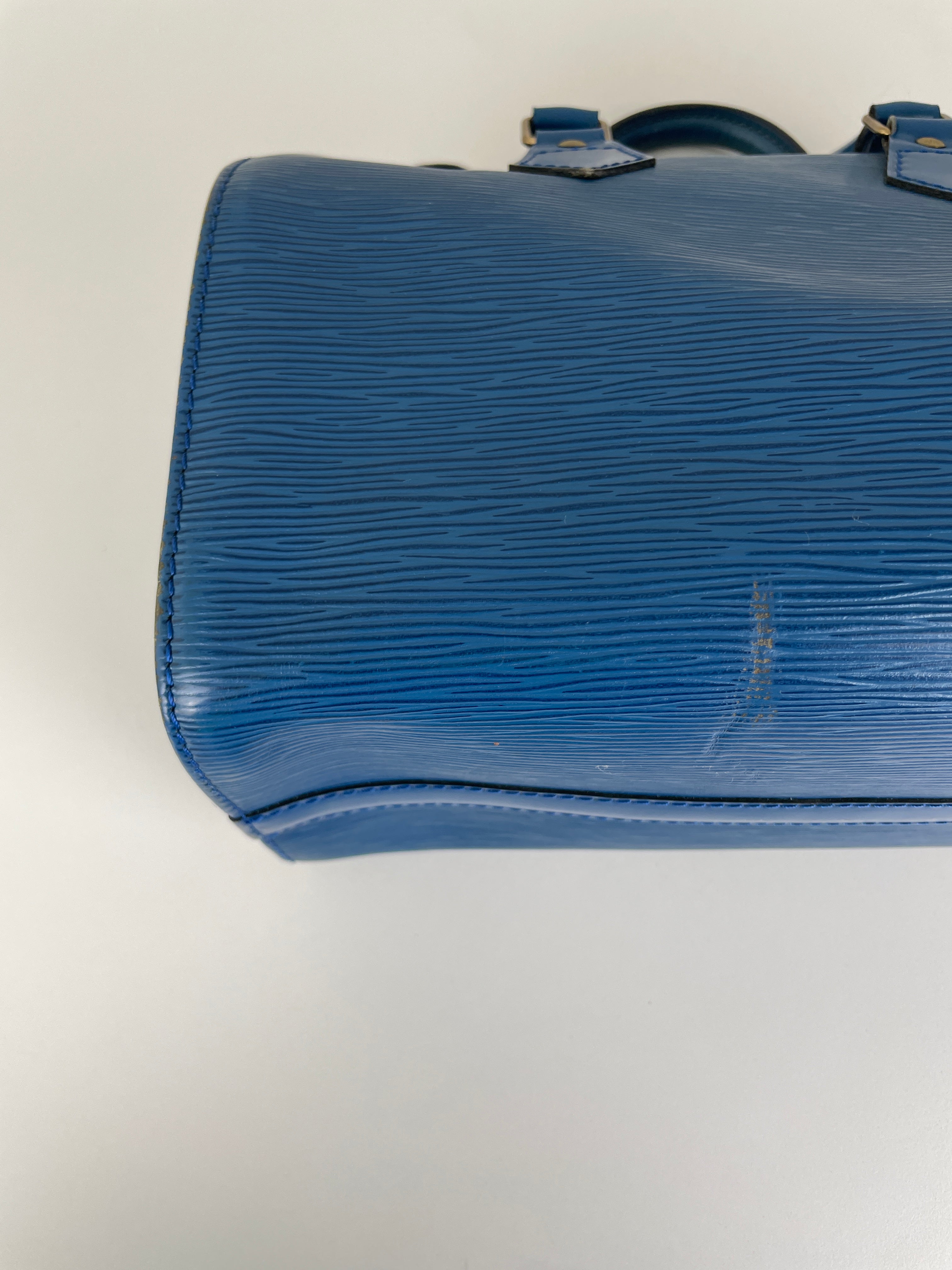 Louis Vuitton Speedy 25 Epi blue Leather – bamluxurystore