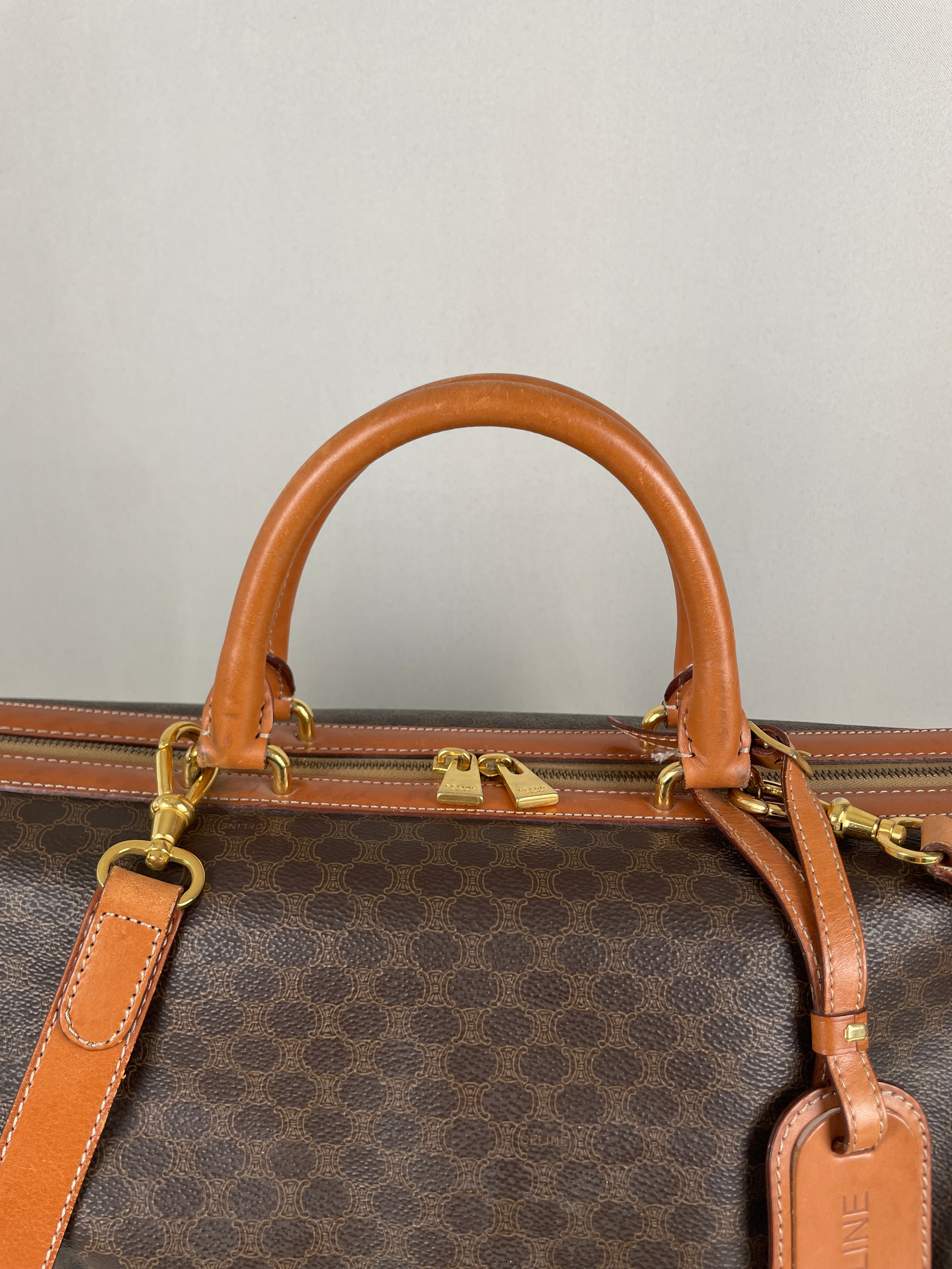 Céline travel bag macadam with strap – bamluxurystore