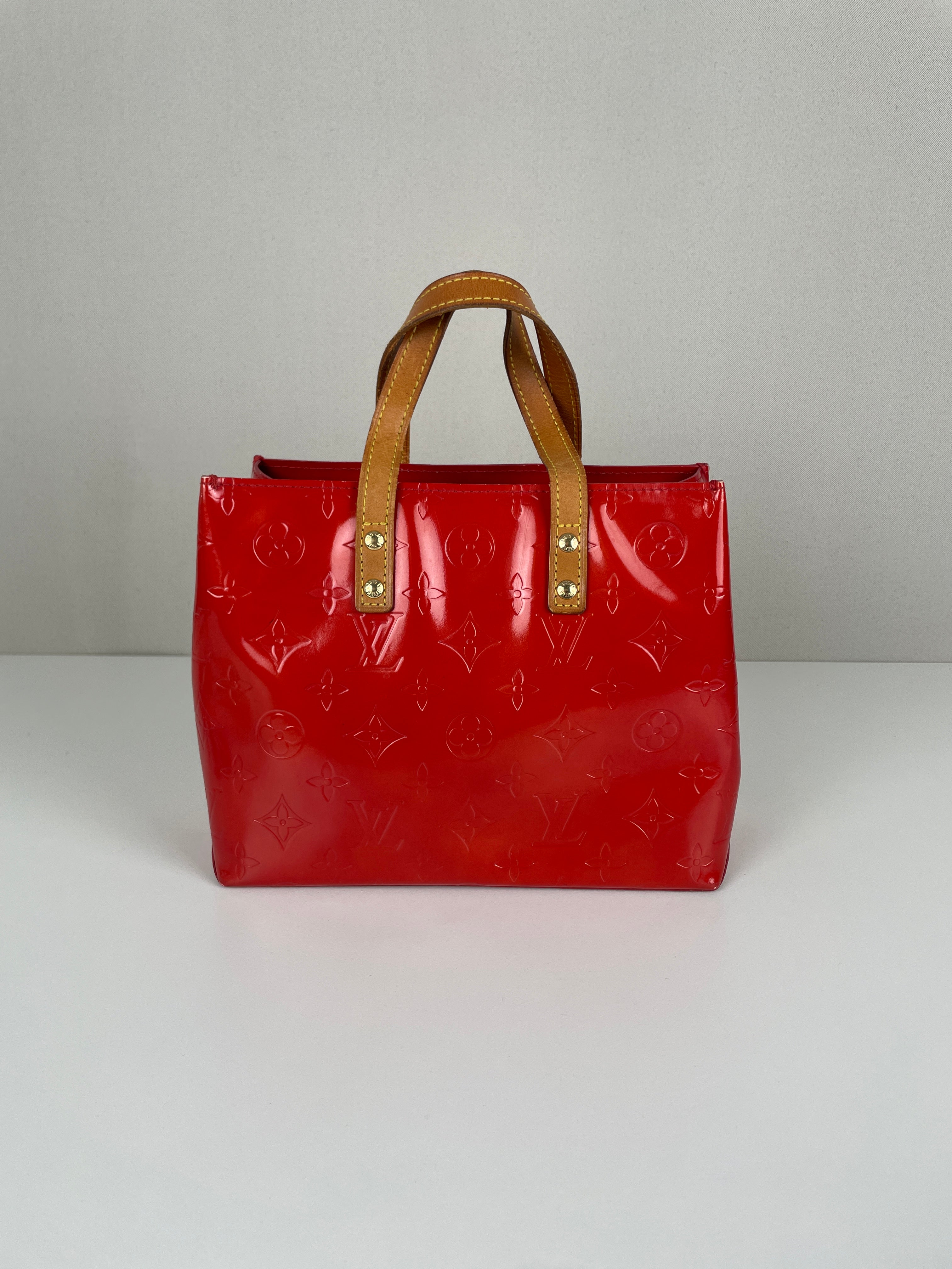 Louis Vuitton reade red patent leather – bamluxurystore