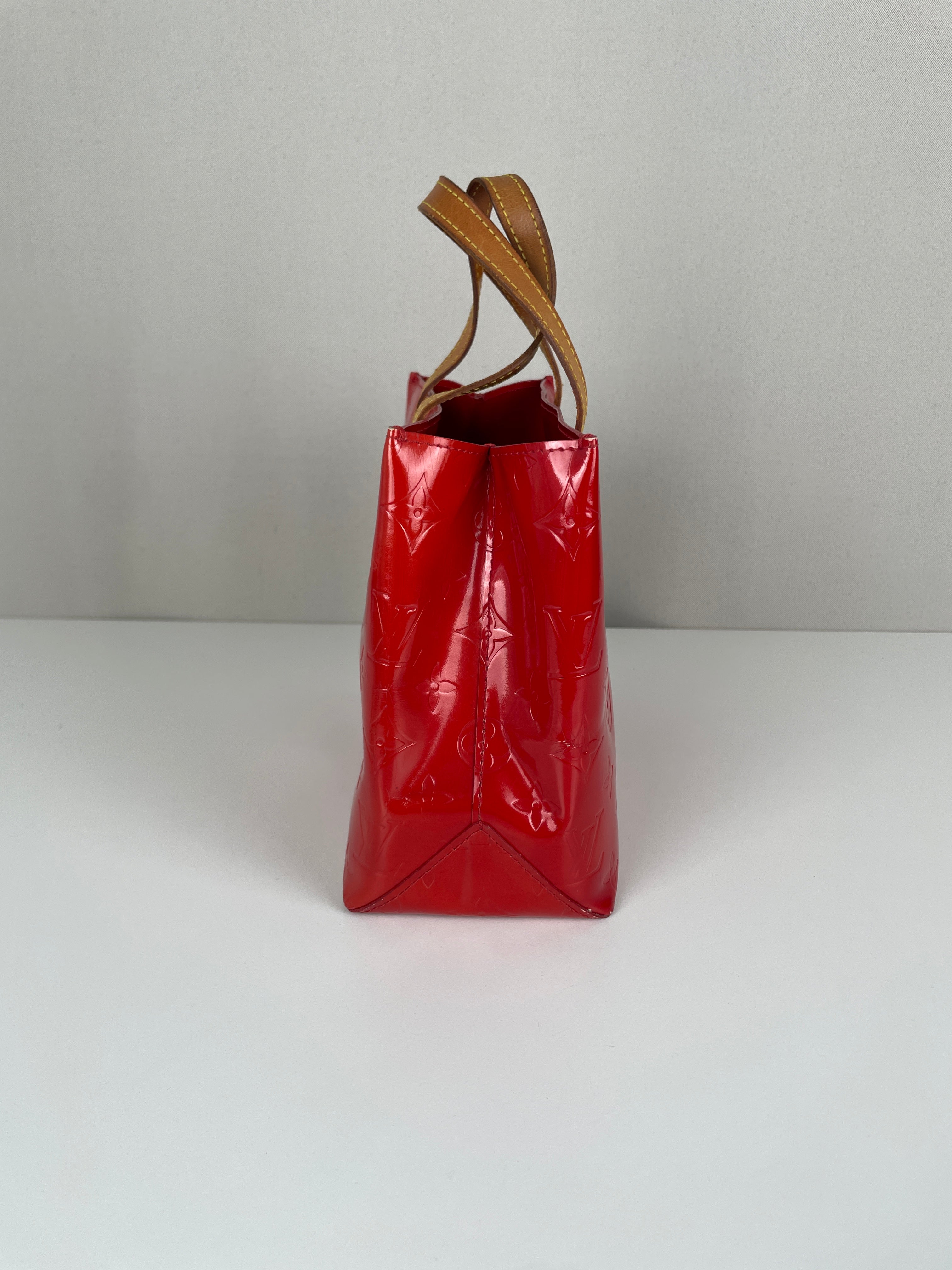 Louis Vuitton reade red patent leather – bamluxurystore