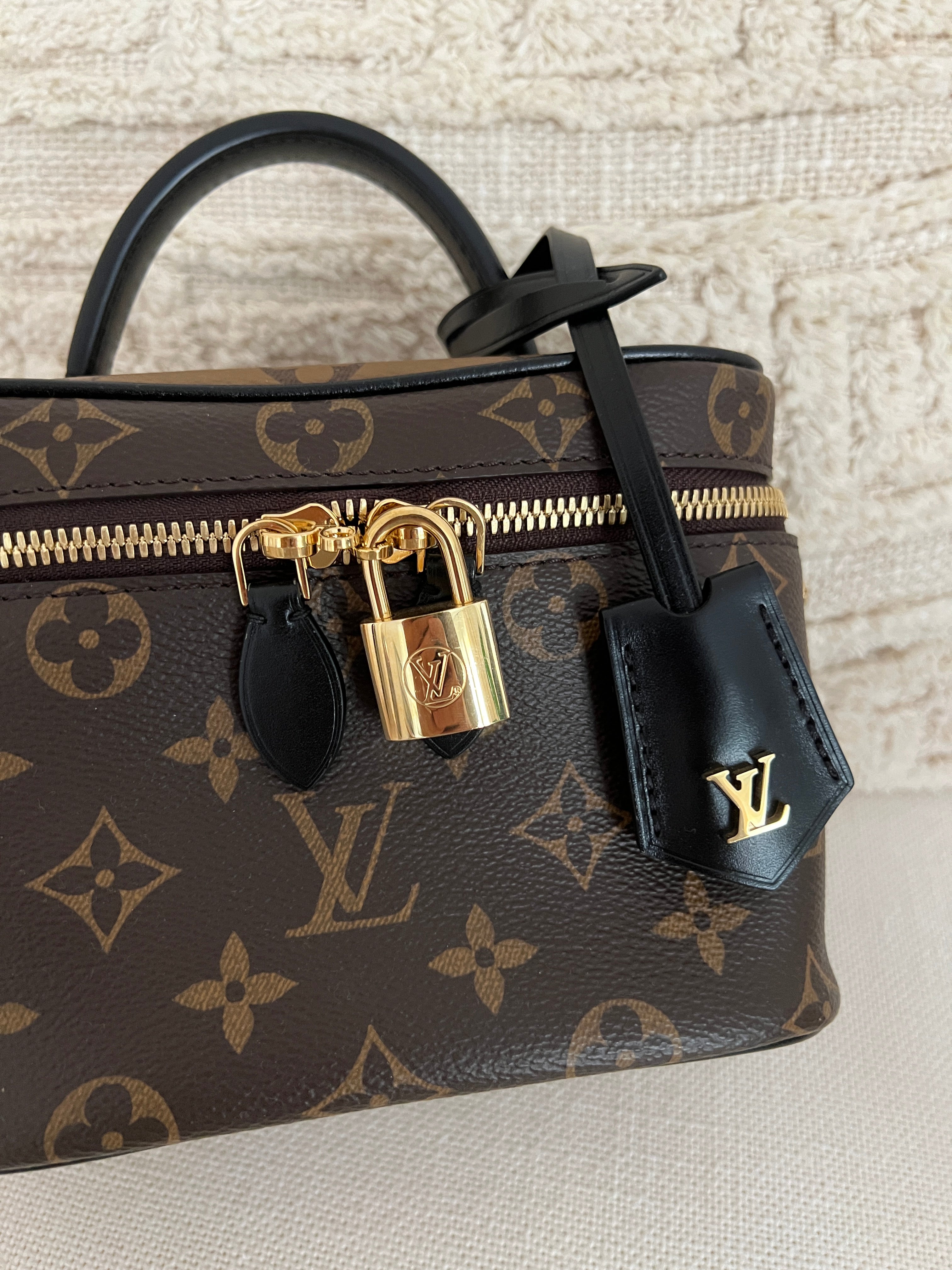 Louis Vuitton 2020 Reverse Monogram Vanity PM w/ Chain Strap